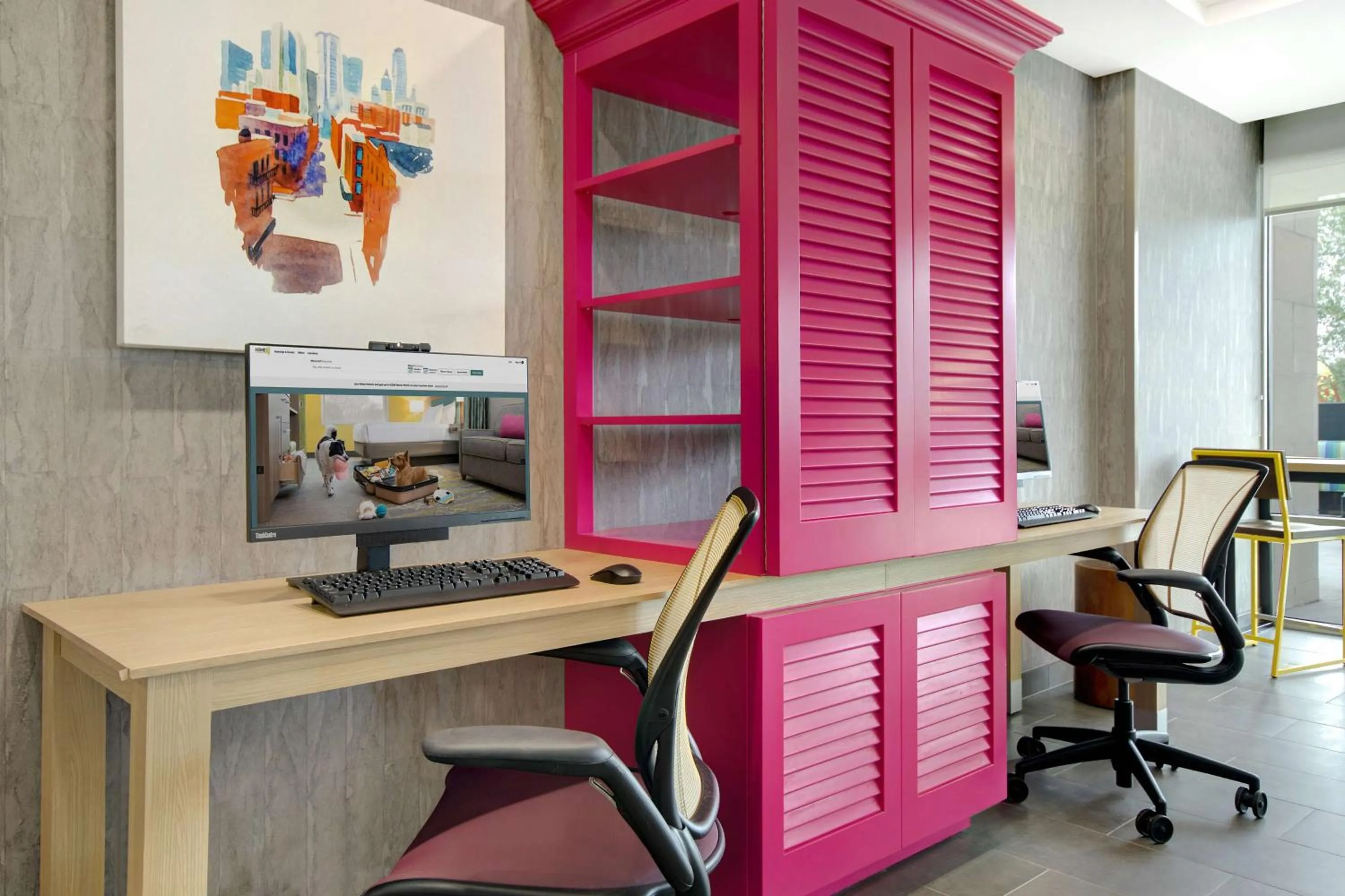 Lobby or reception in Home2 Suites By Hilton Grand Rapids Airport