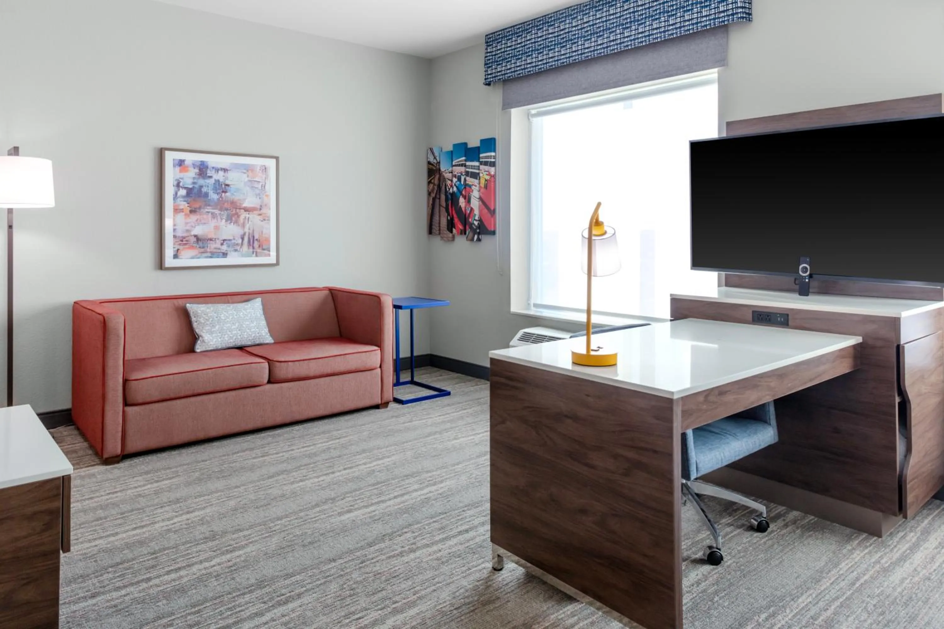 Seating area in Hampton Inn & Suites Indianapolis West Speedway