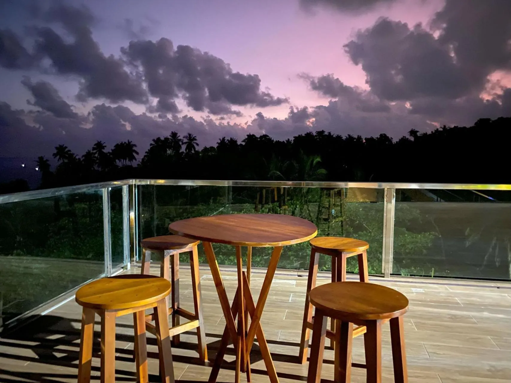 Patio in Mazarine Surf Suites Hiriketiya