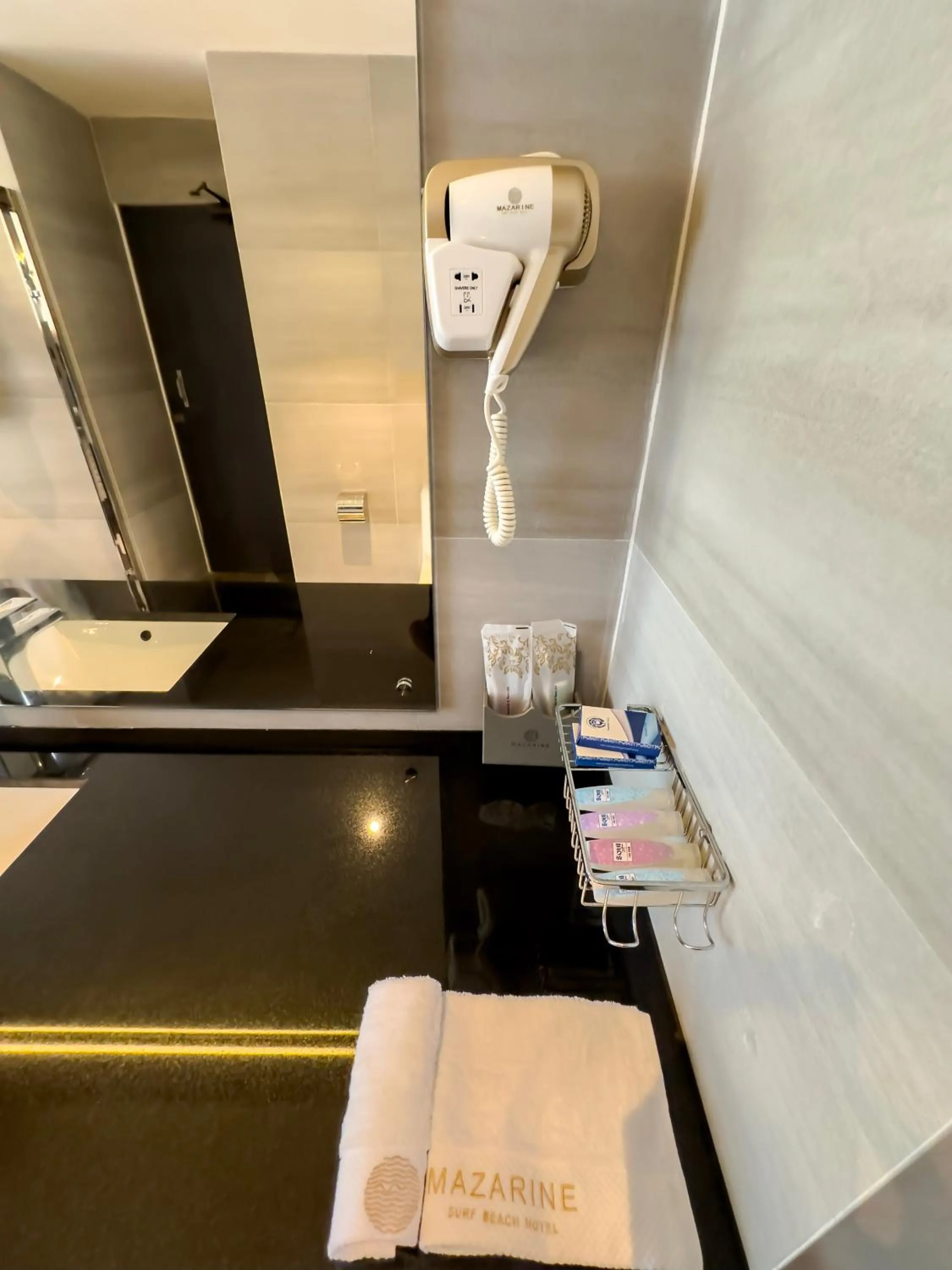 Bathroom in Mazarine Surf Suites Hiriketiya