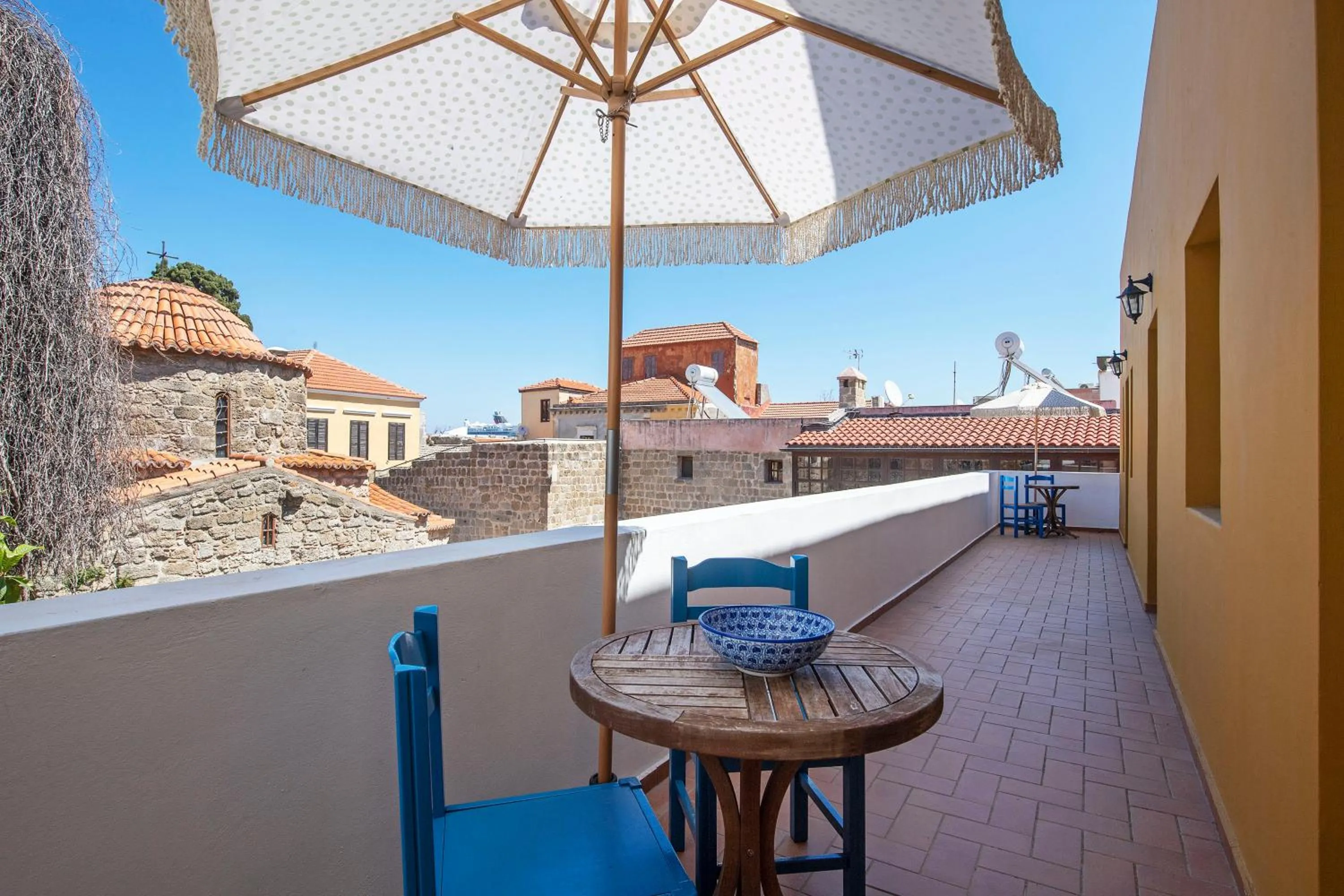 Balcony/Terrace in Saint Artemios Boutique Hotel