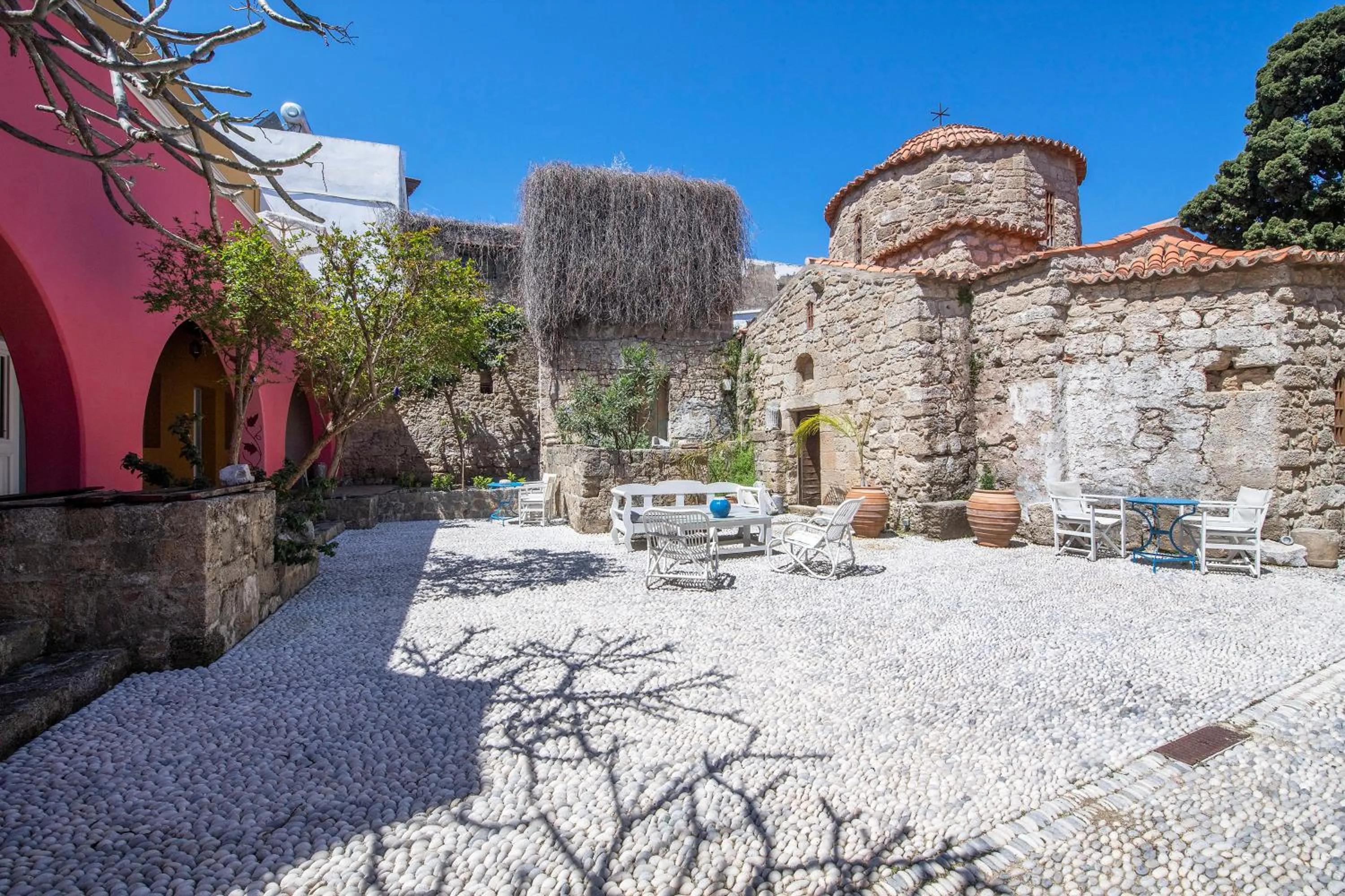 Garden in Saint Artemios Boutique Hotel