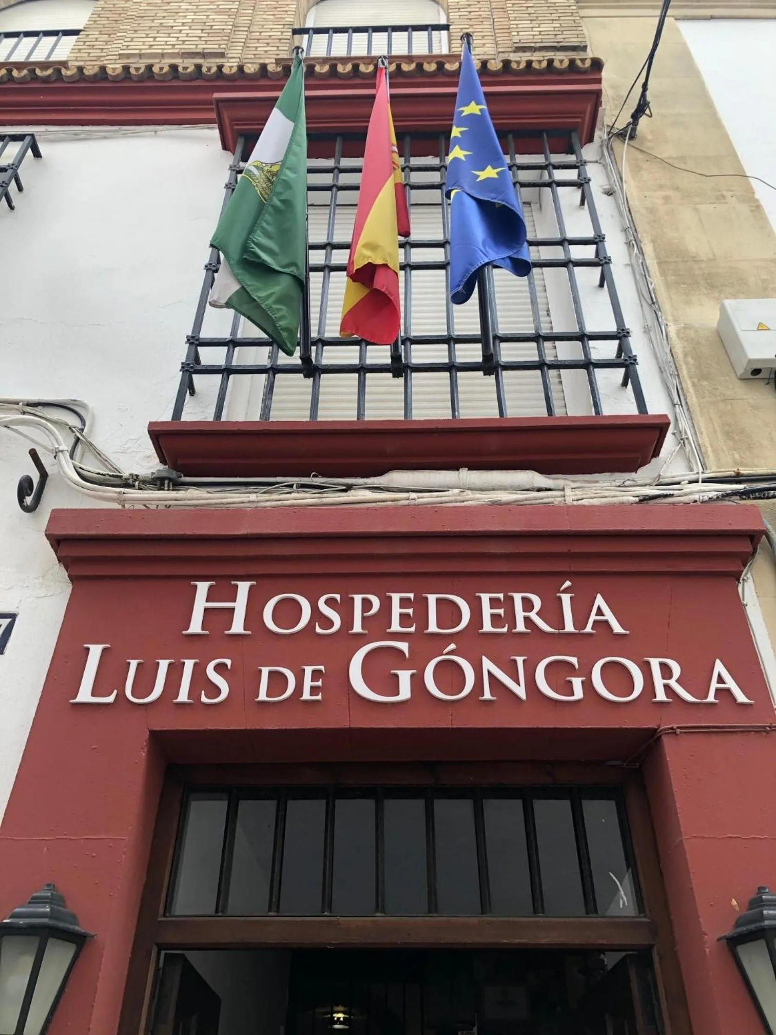 Facade/entrance in Hospedería Luis de Góngora