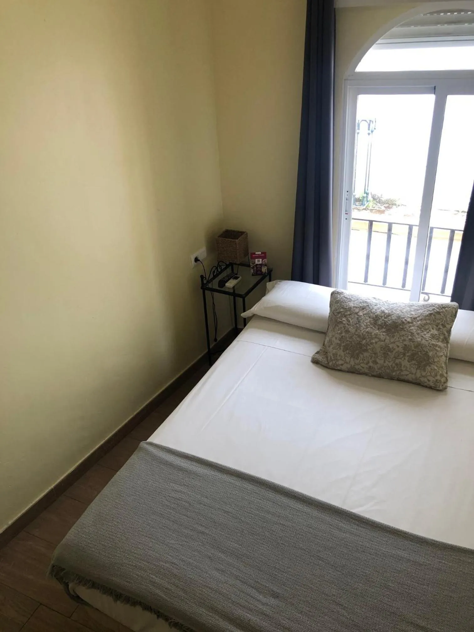 Decorative detail, Bed in Hospedería Luis de Góngora