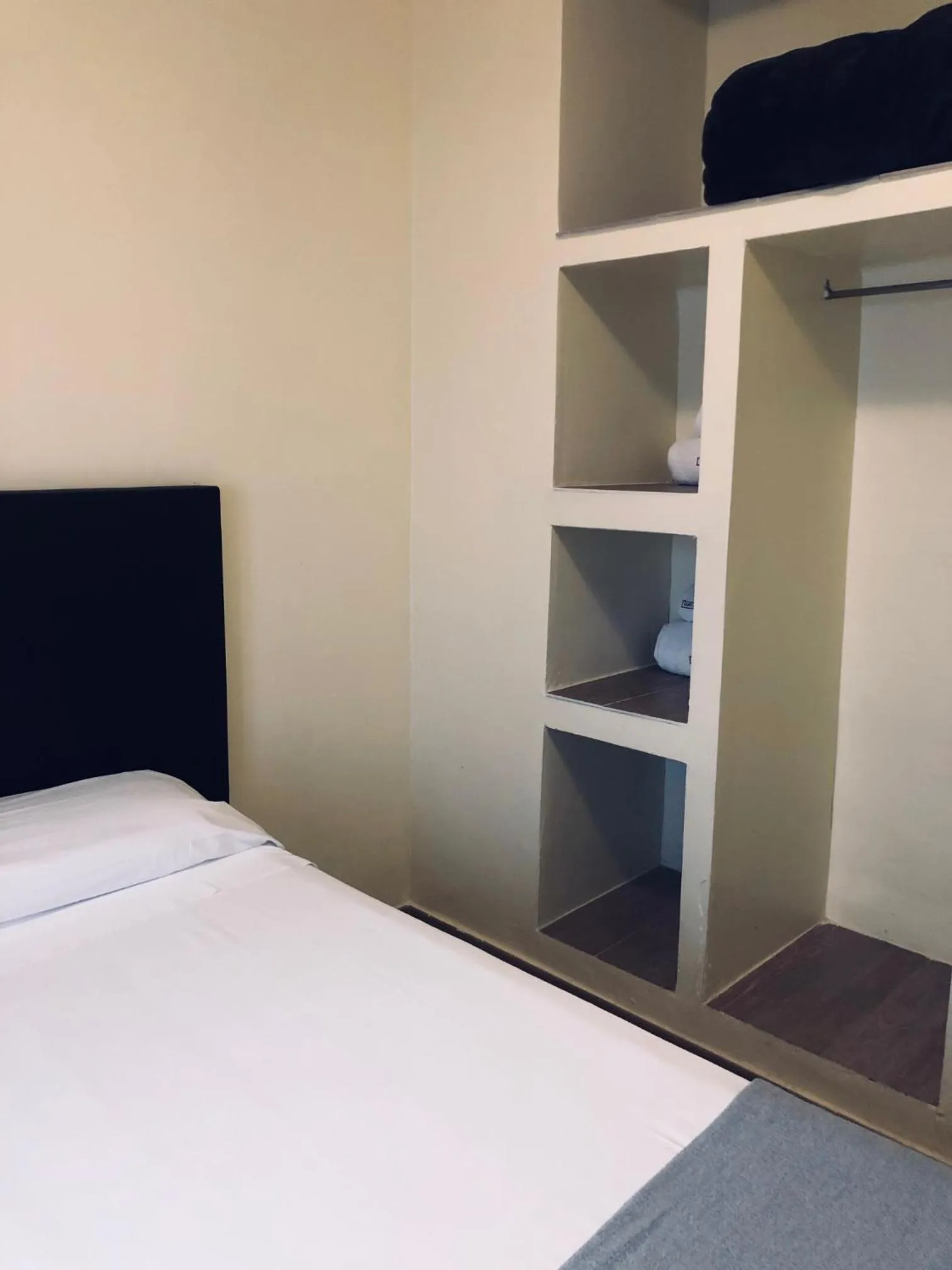 Decorative detail, Bed in Hospedería Luis de Góngora