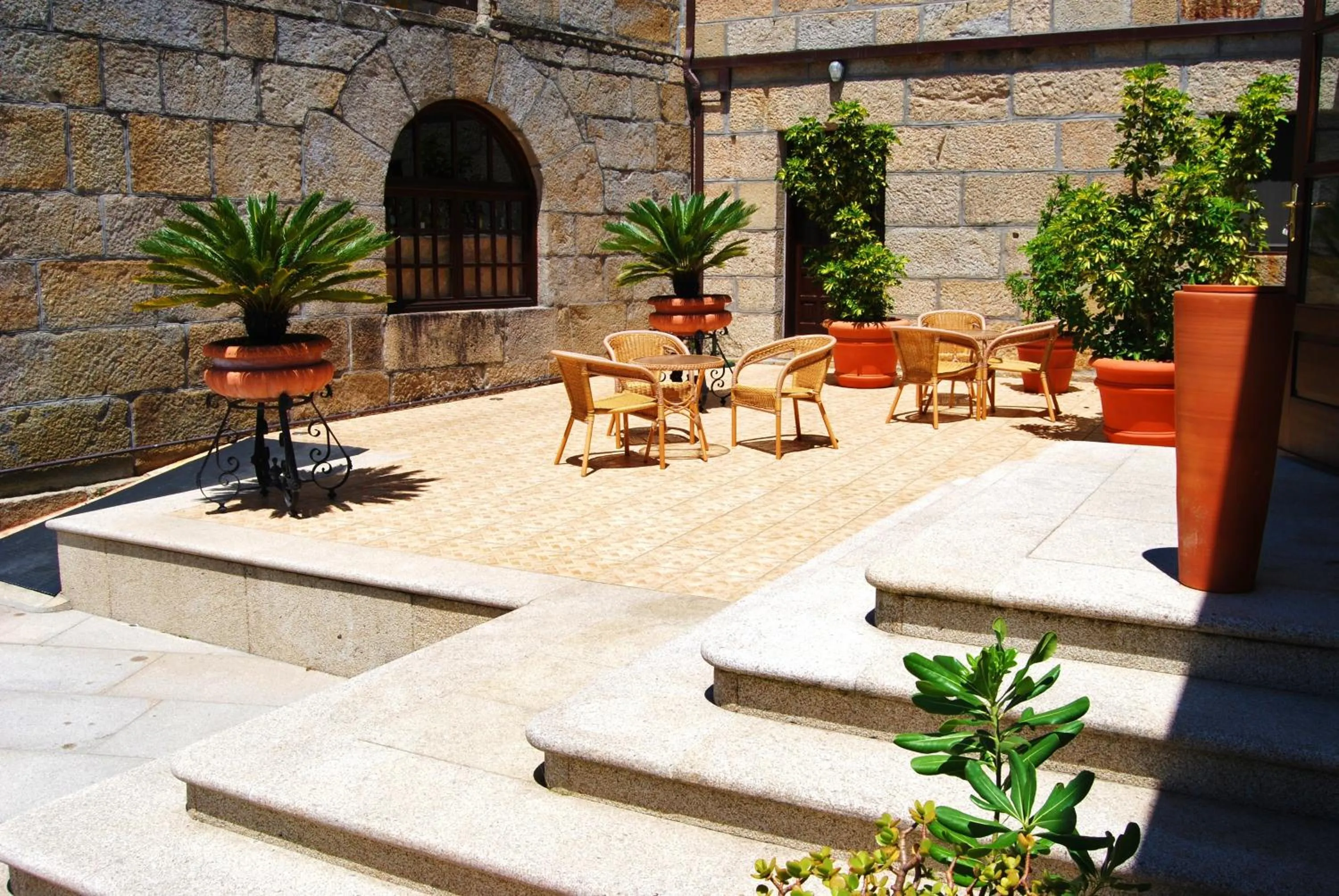 Patio in Hotel Pazo O Rial