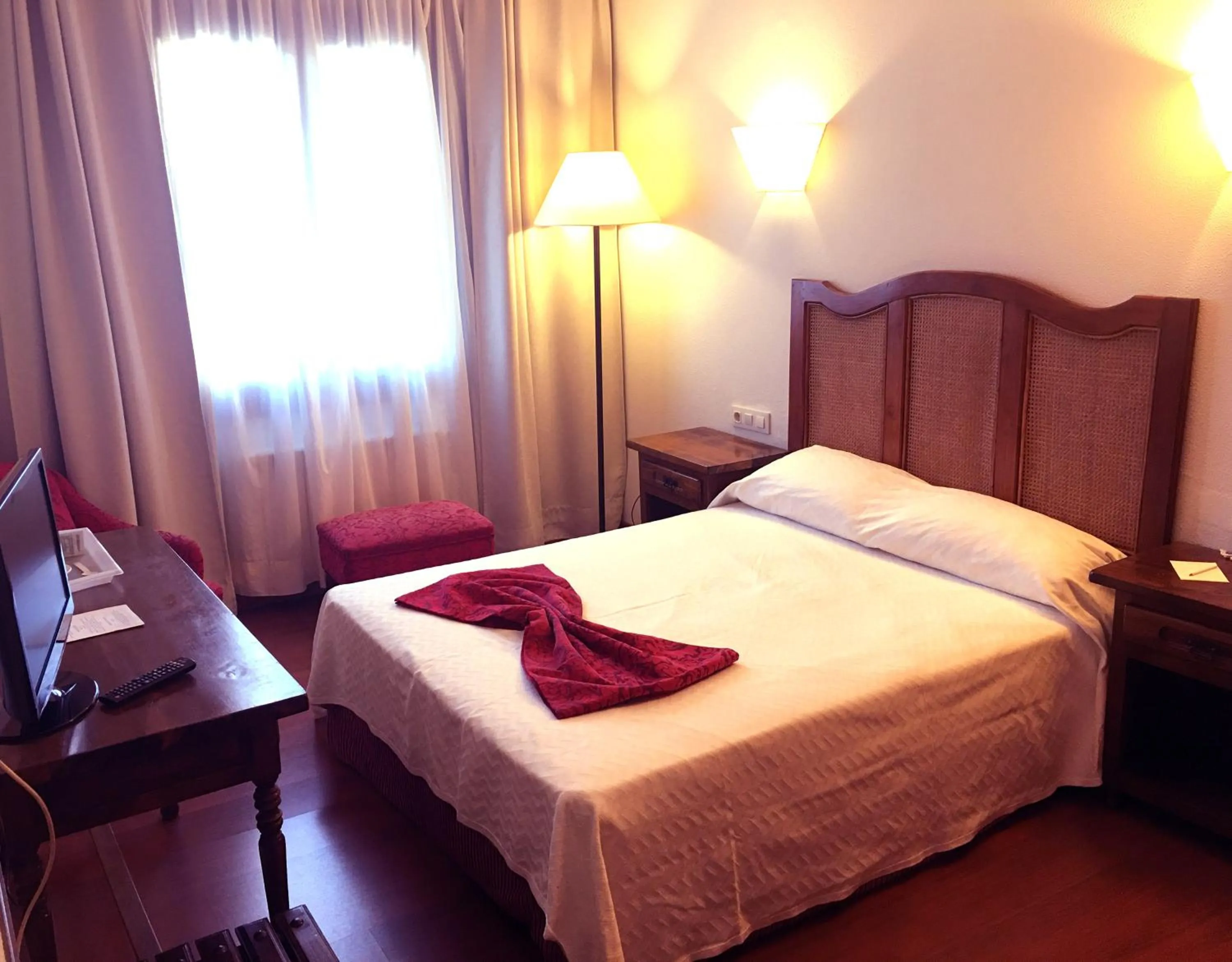 Bed in Hotel Pazo O Rial