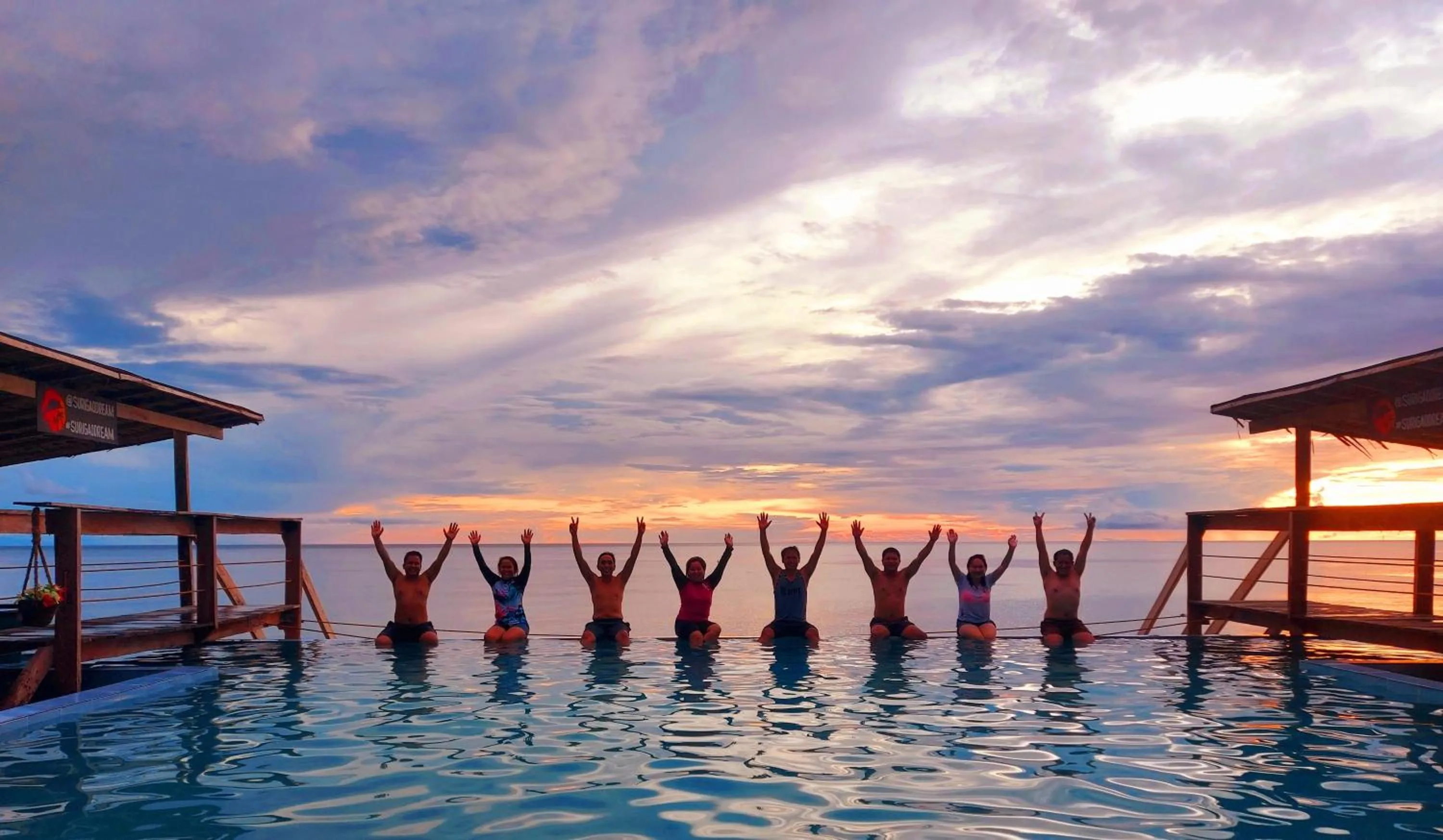 Pool view in Surigao Dream Beach Resort