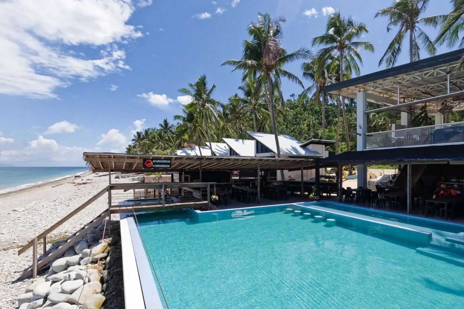 Swimming pool in Surigao Dream Beach Resort