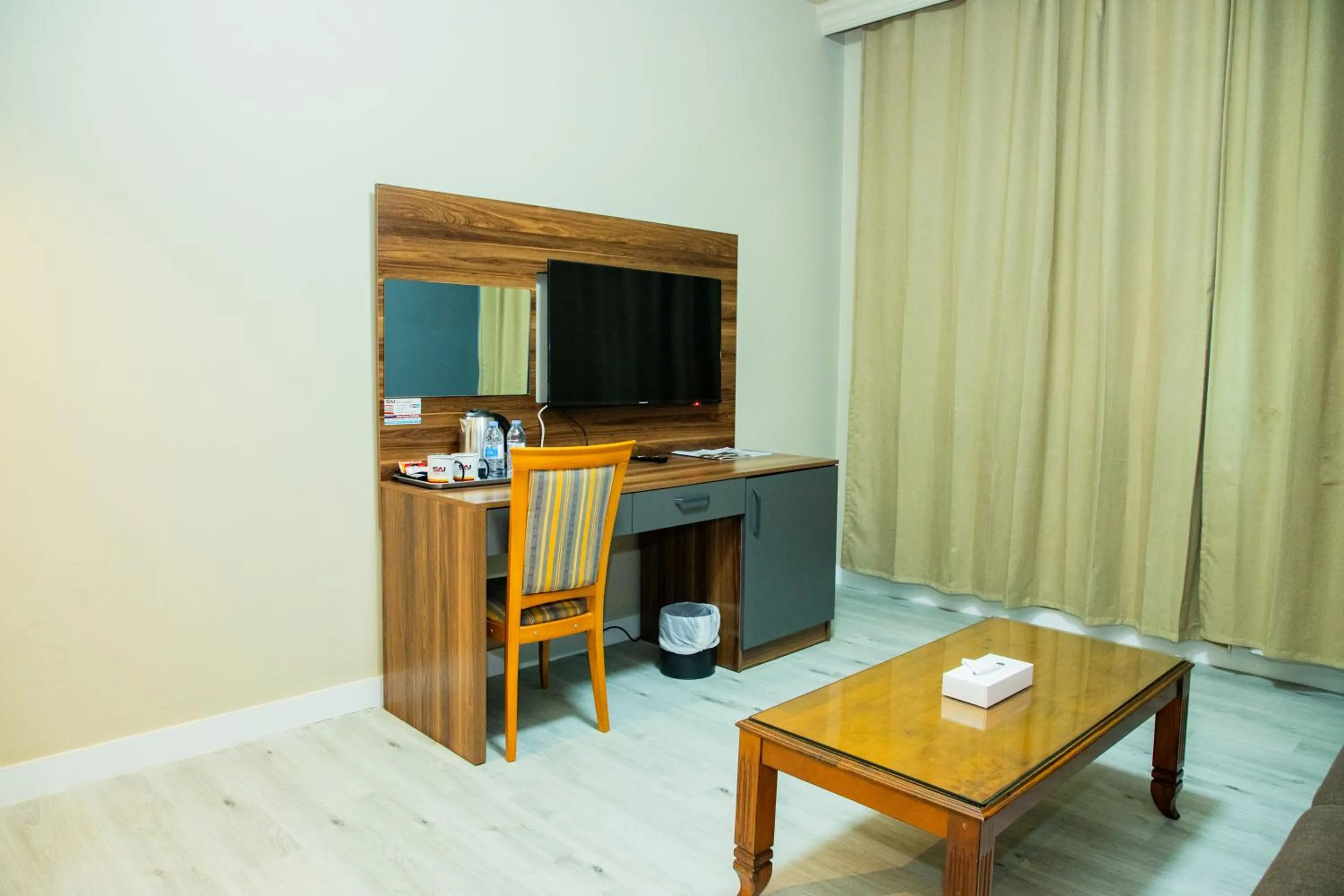 Living room, Bed in The Saj Hotel