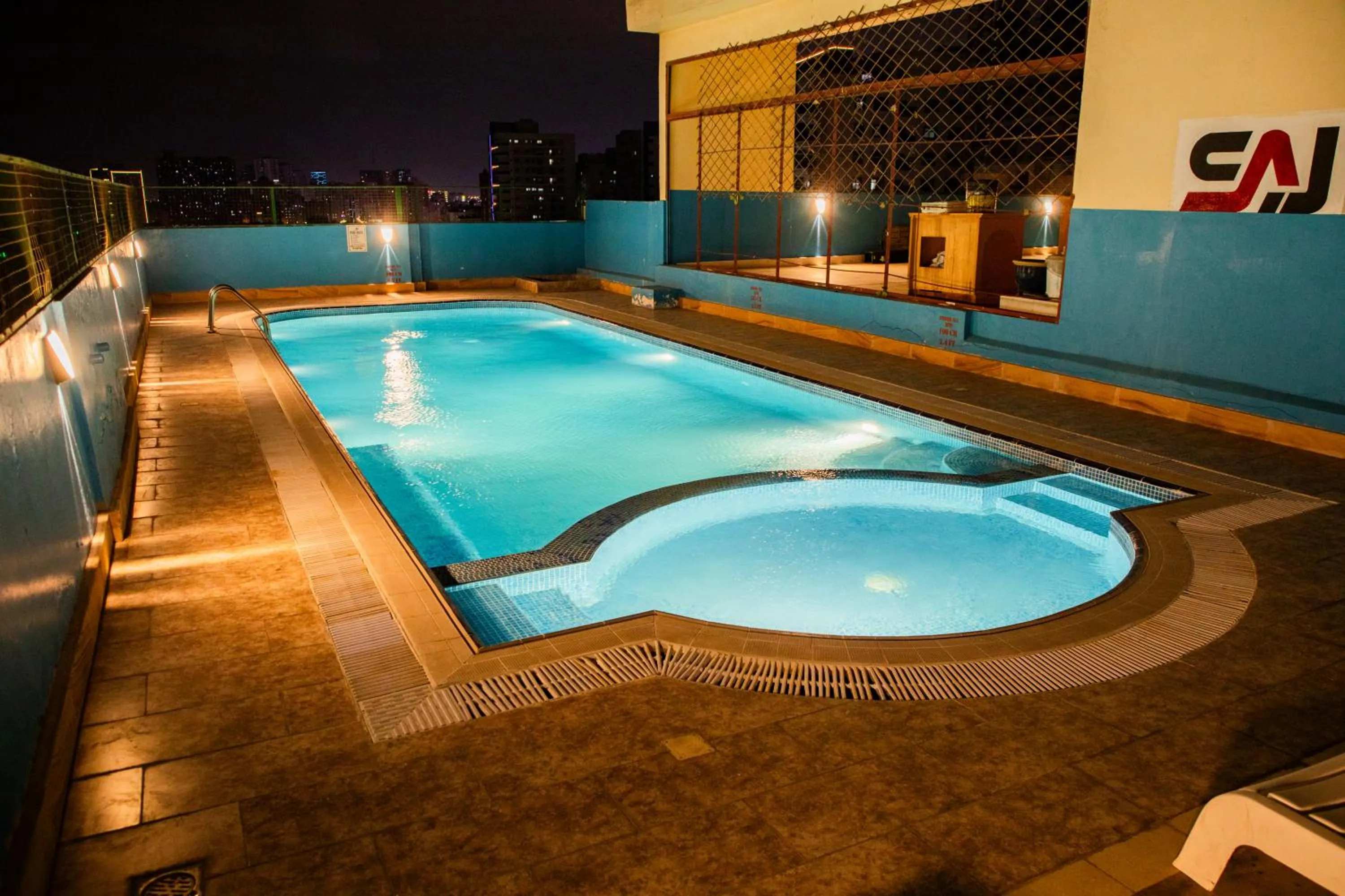 Swimming pool in The Saj Hotel