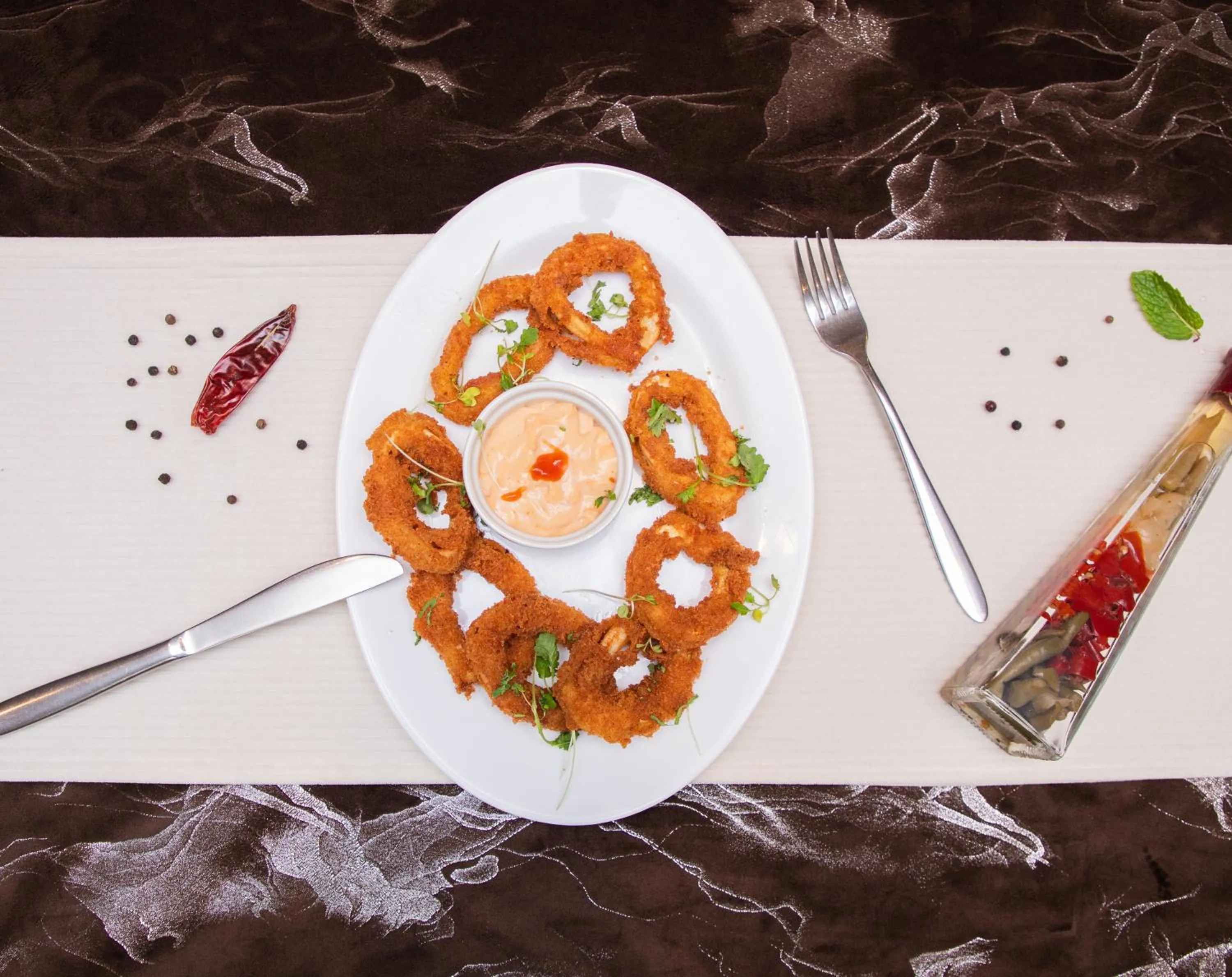 Food close-up in The Saj Hotel