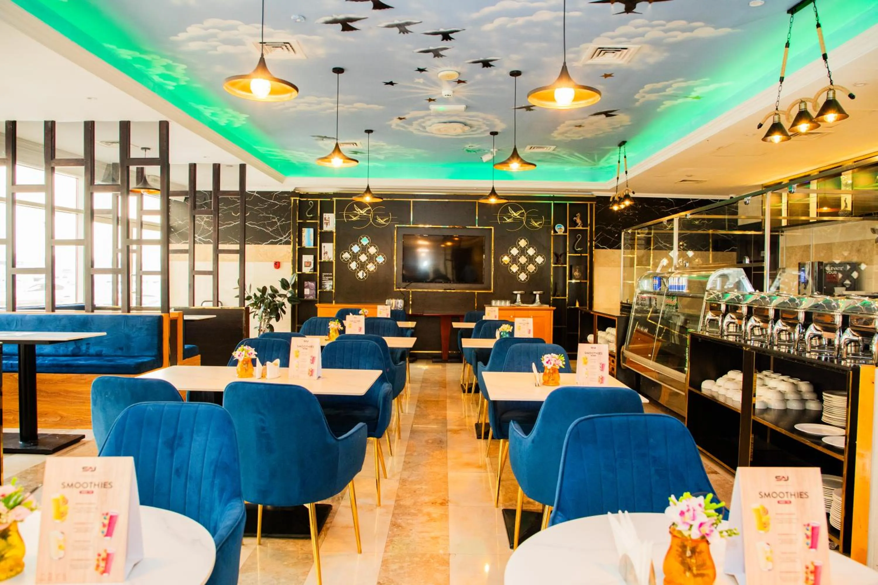 Restaurant/places to eat in The Saj Hotel