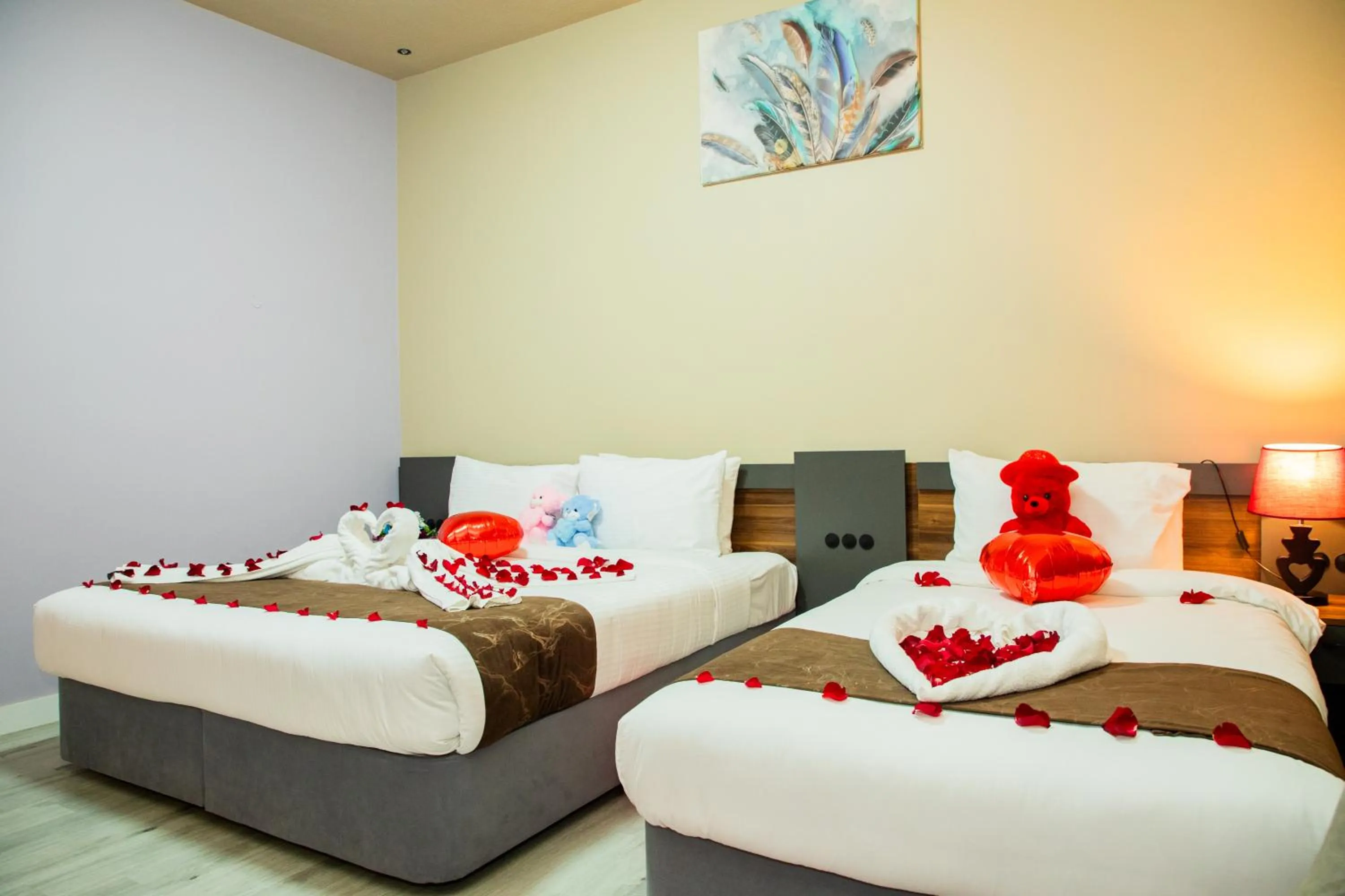 Decorative detail, Bed in The Saj Hotel