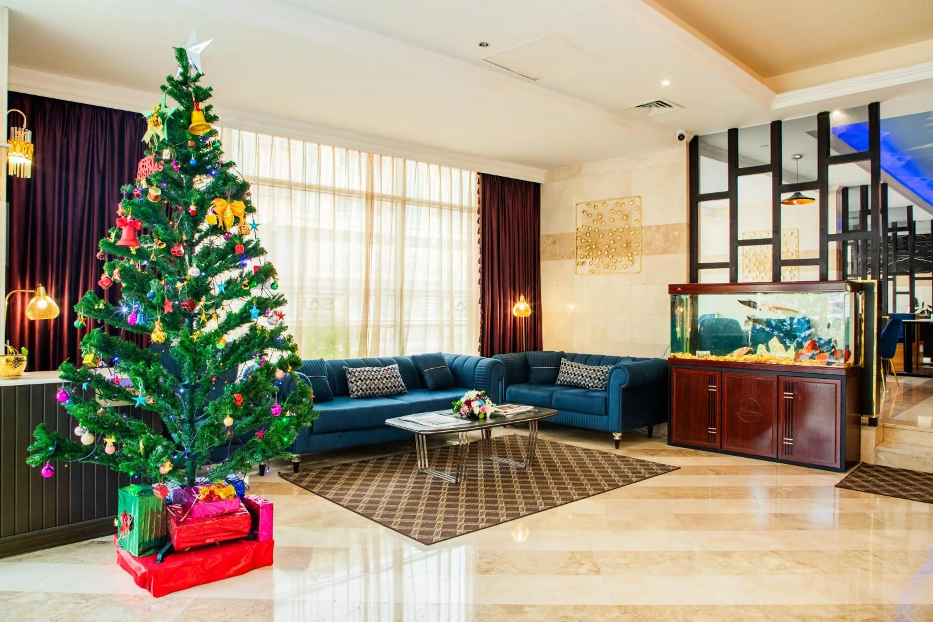 Lobby or reception in The Saj Hotel