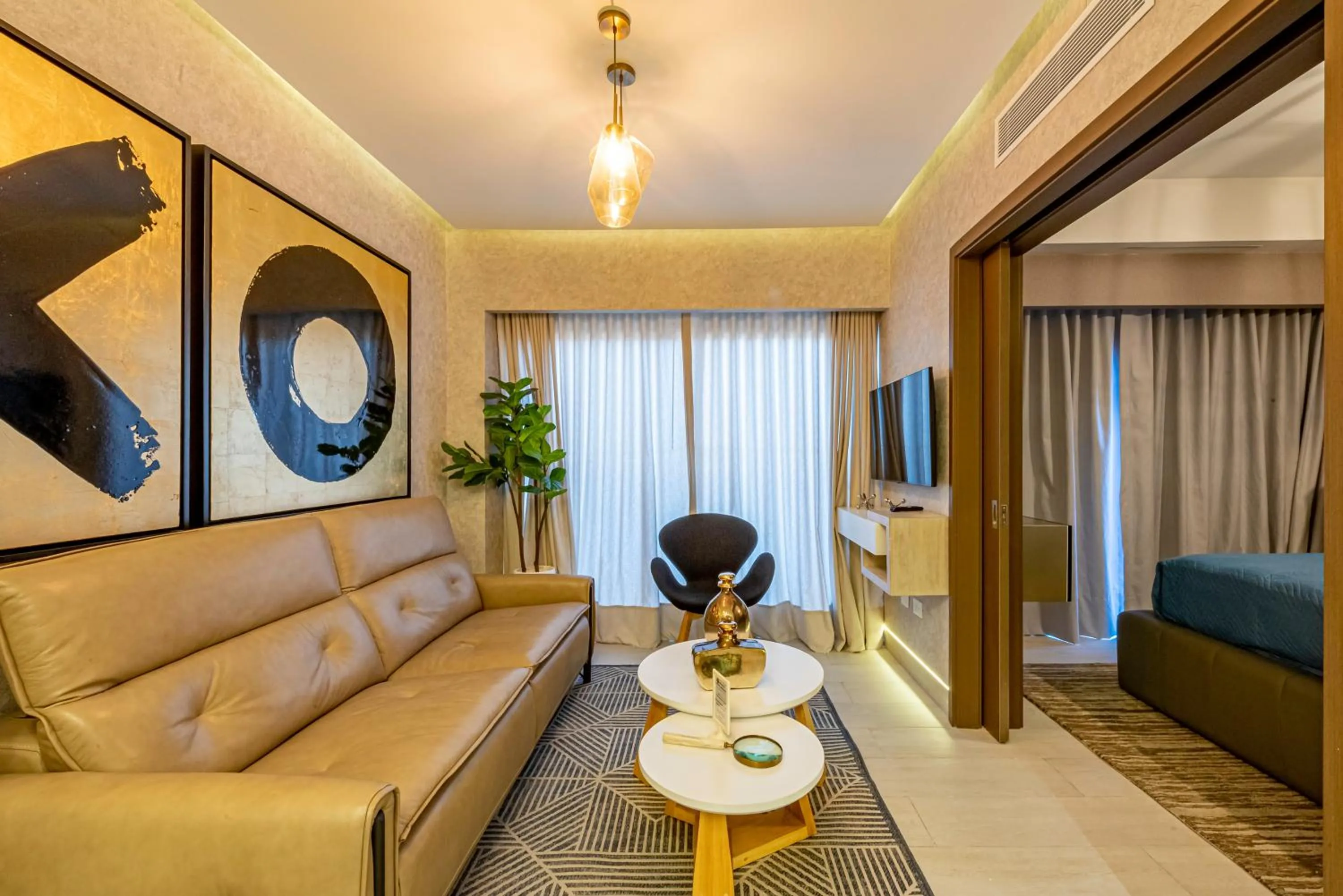 Living room in Brickell Apart Hotel