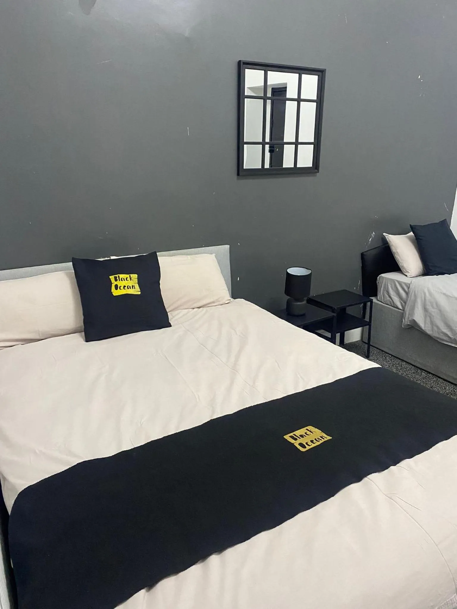 Bedroom, Bed in Black Ocean Holiday Apartments