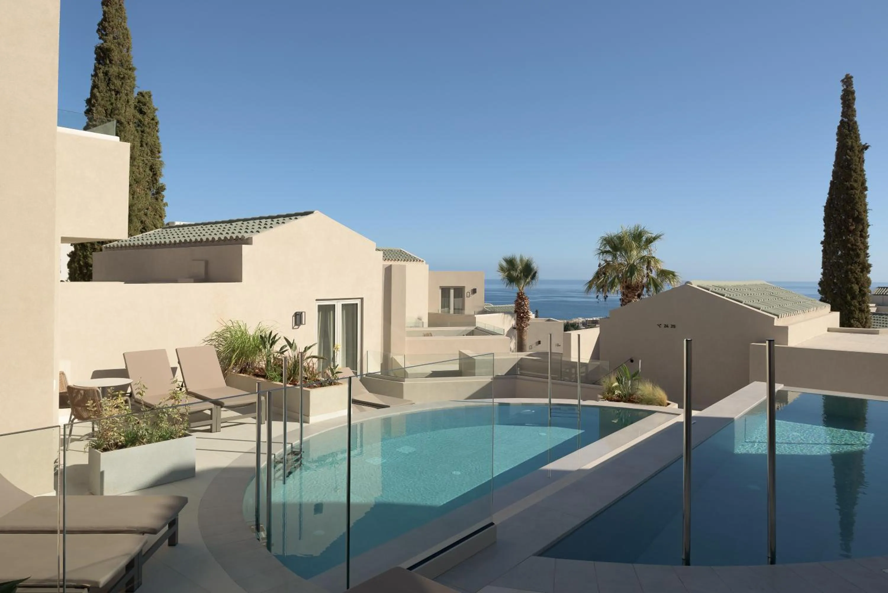 Pool view in Galaxy Suites Boutique Resort