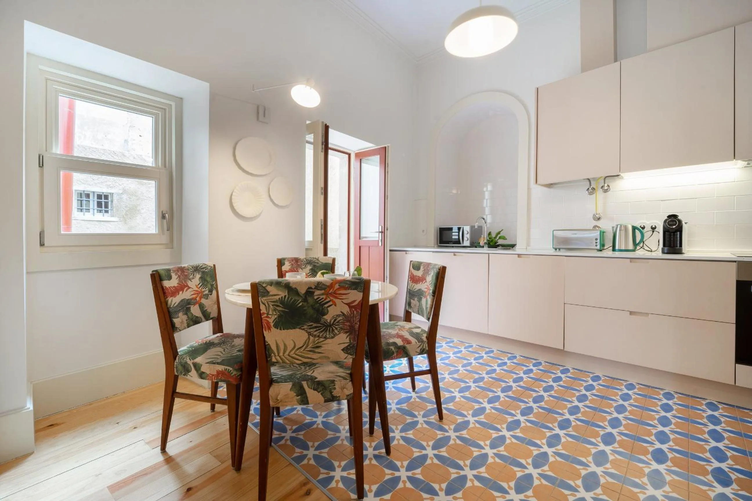 Kitchen or kitchenette in Entre Ruas Apartments