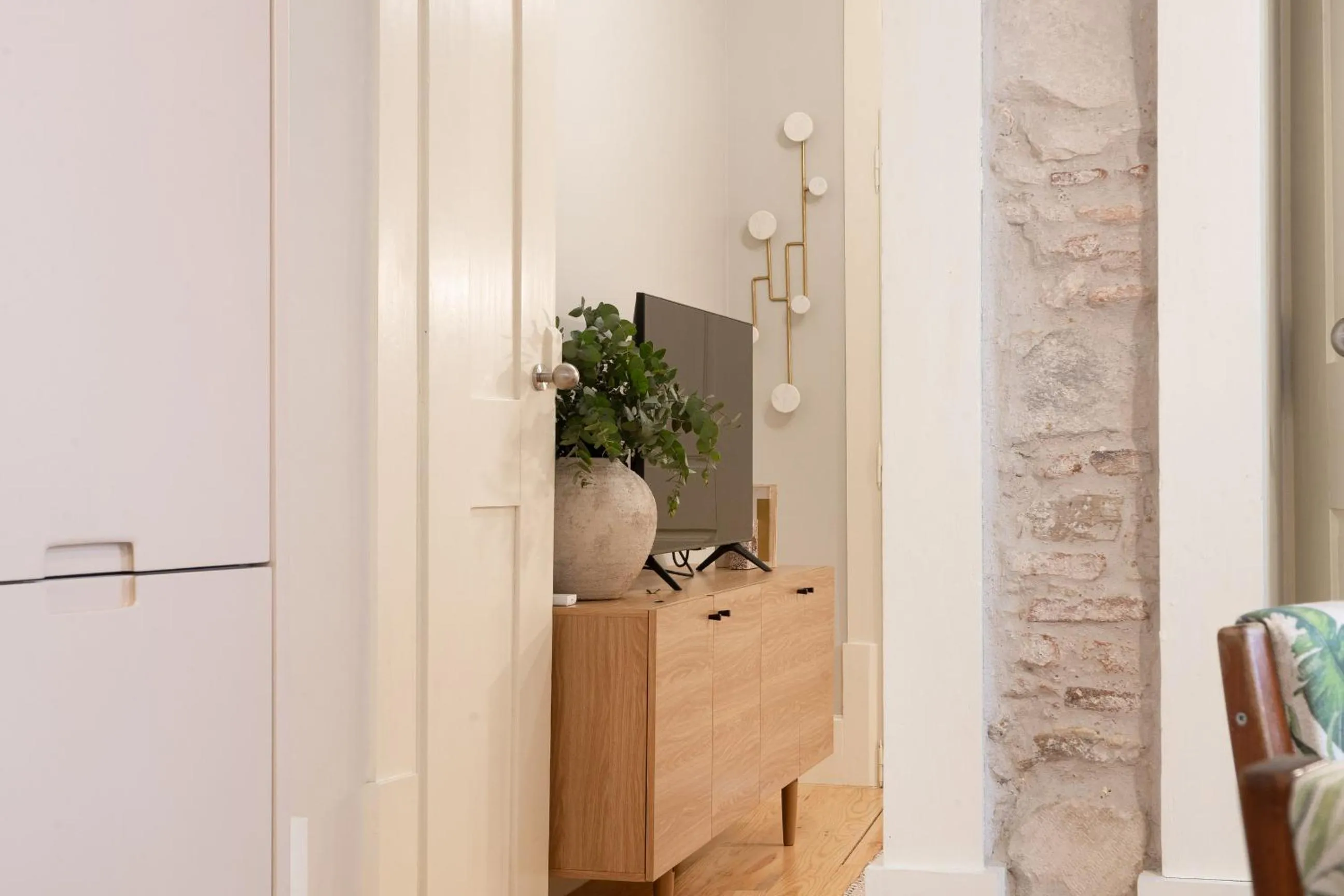 TV and multimedia in Entre Ruas Apartments