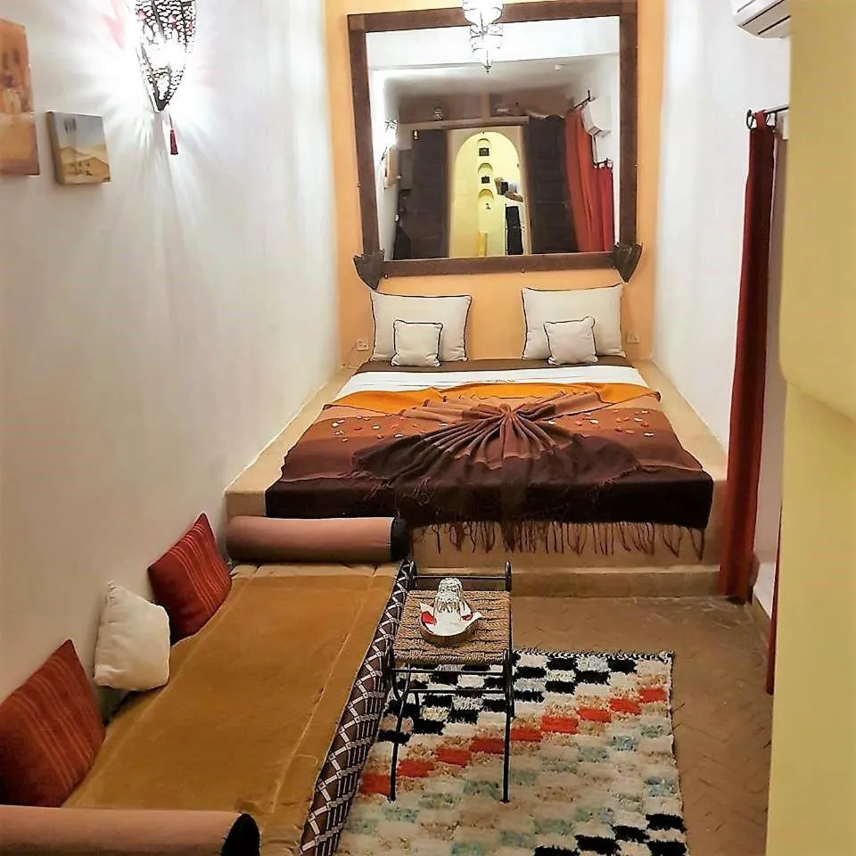Bed in riad dar saba shika