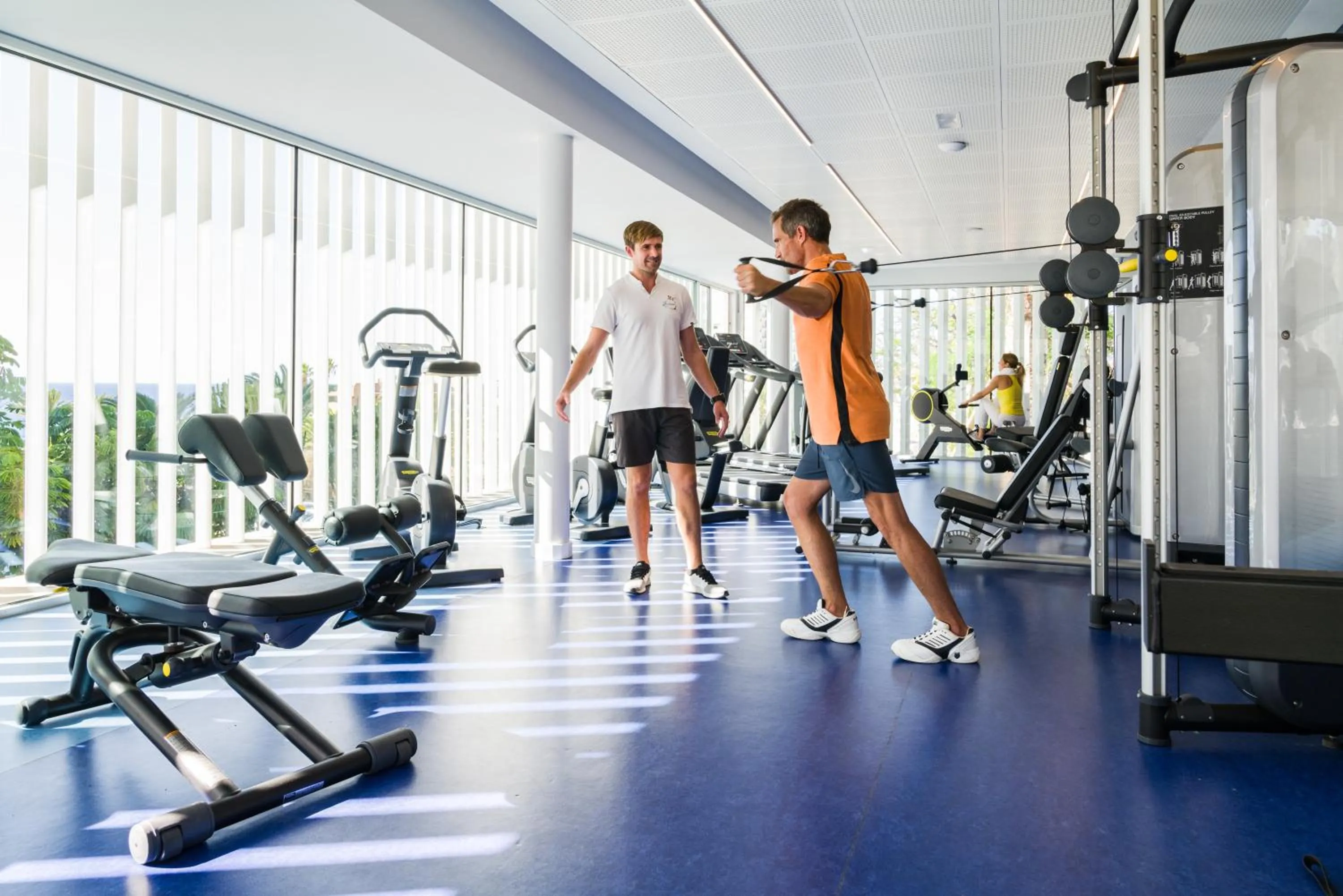 Fitness centre/facilities in OCEANO Health Spa Hotel