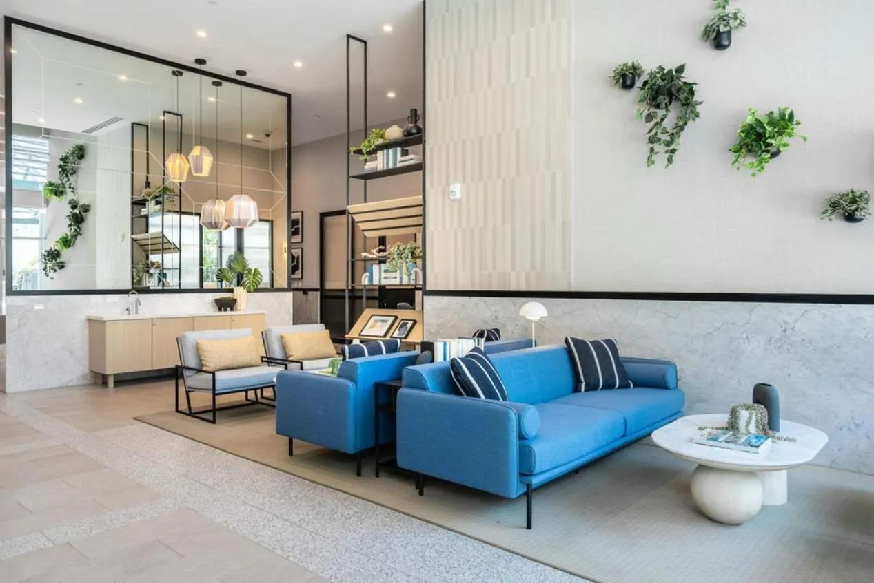 Seating area in Level Long Beach - East Village