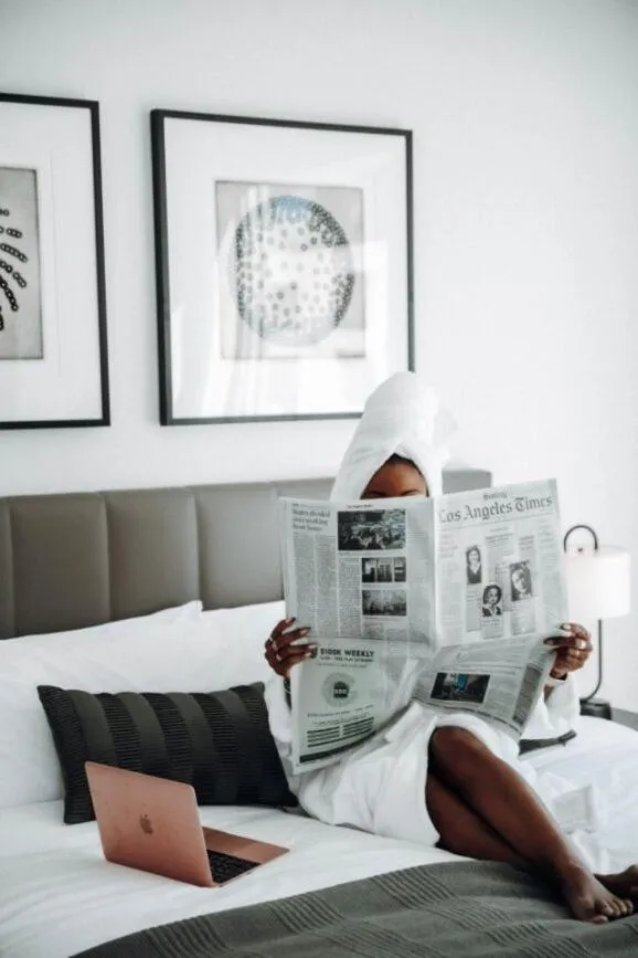 group of guests, Bed in Level Long Beach - East Village