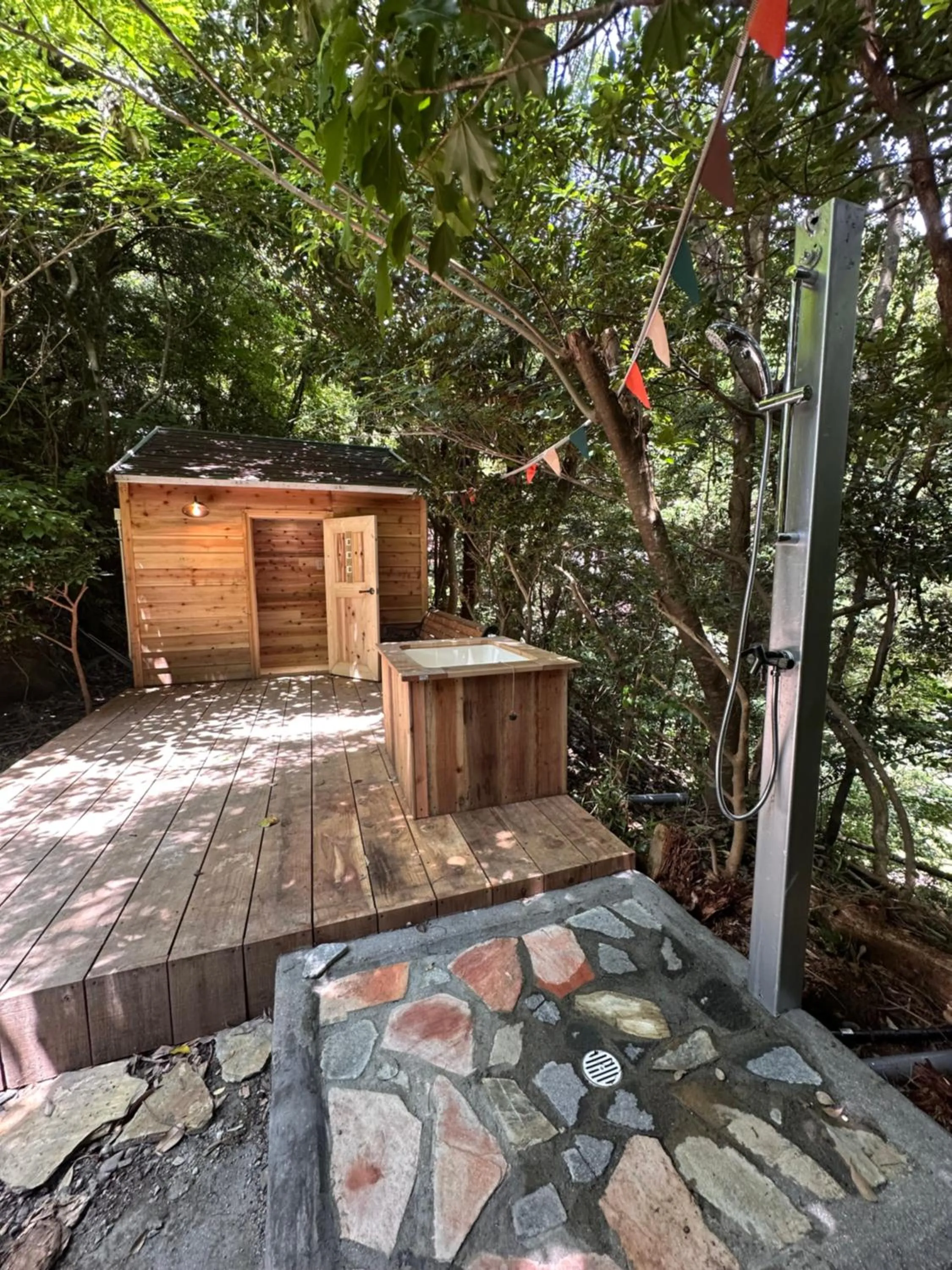 Shower in Nakadaki Art Village