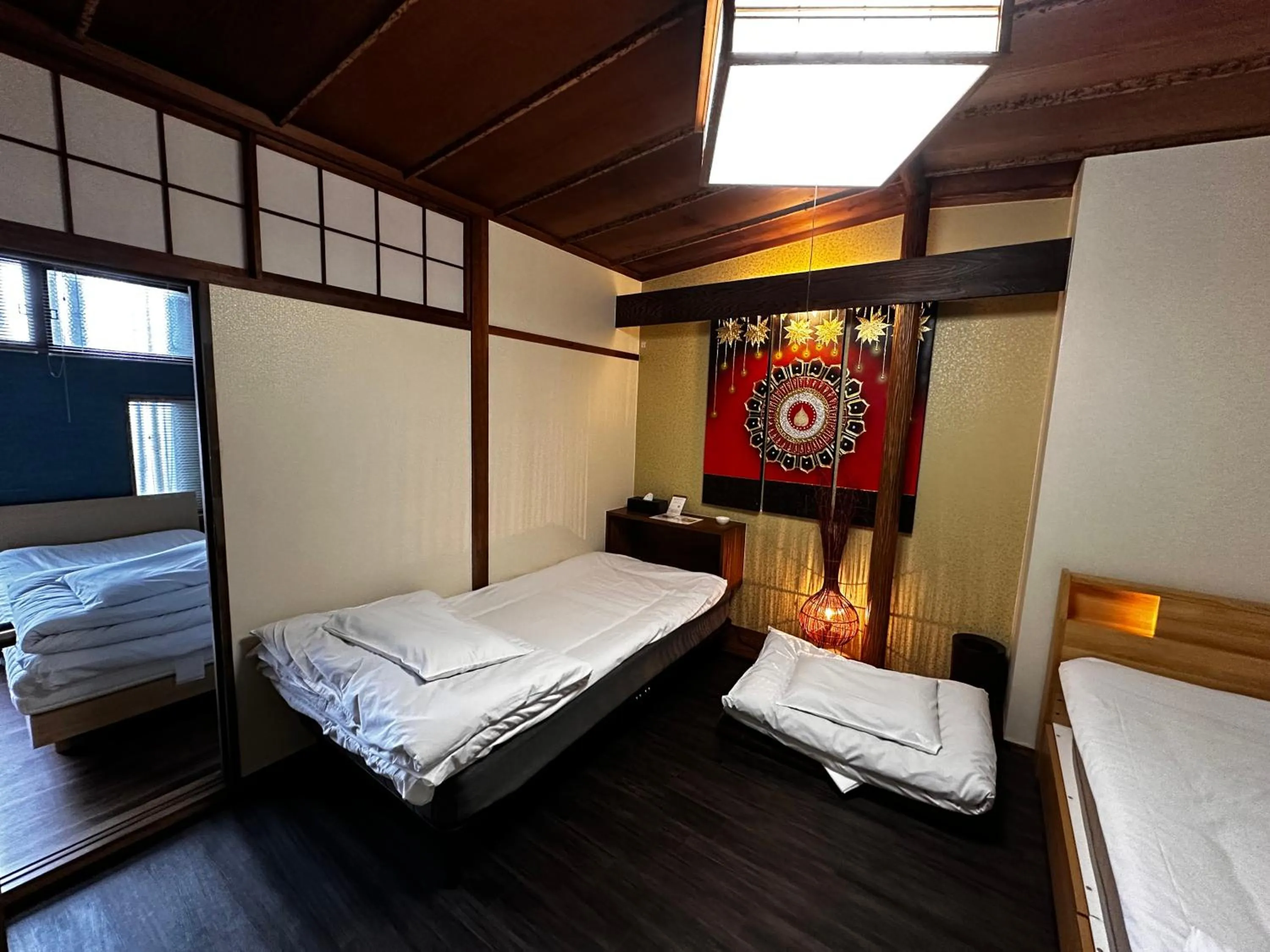 Bed in Artist Village Apartments Kochi