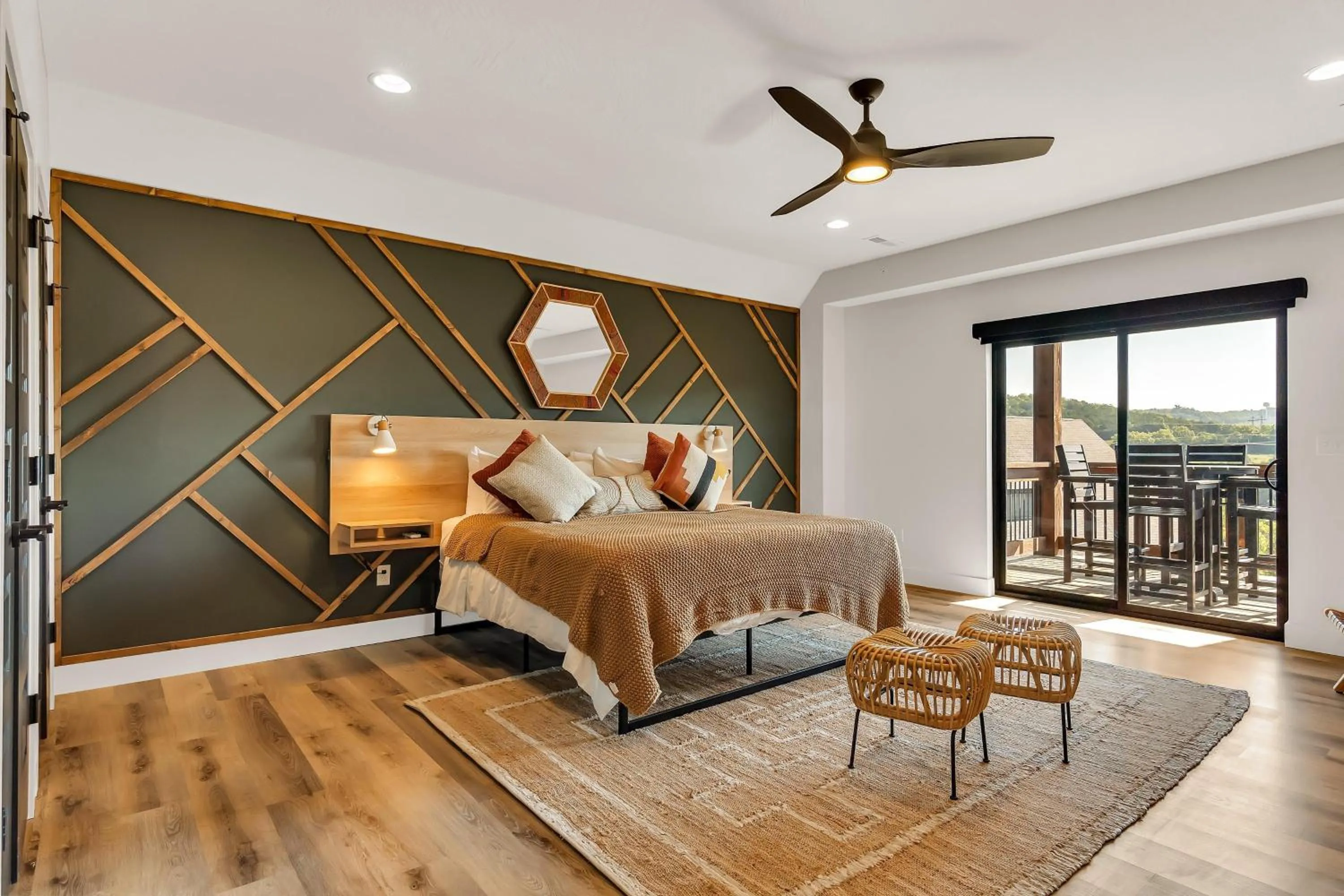 Bed in Keystone Lodge