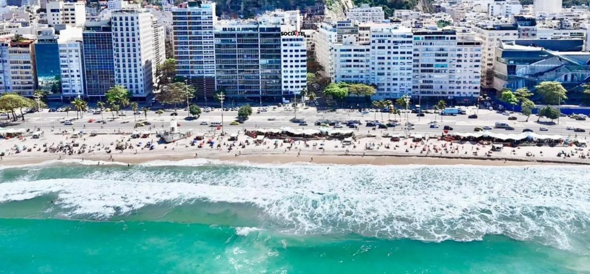 Sea view in Socialtel Copacabana