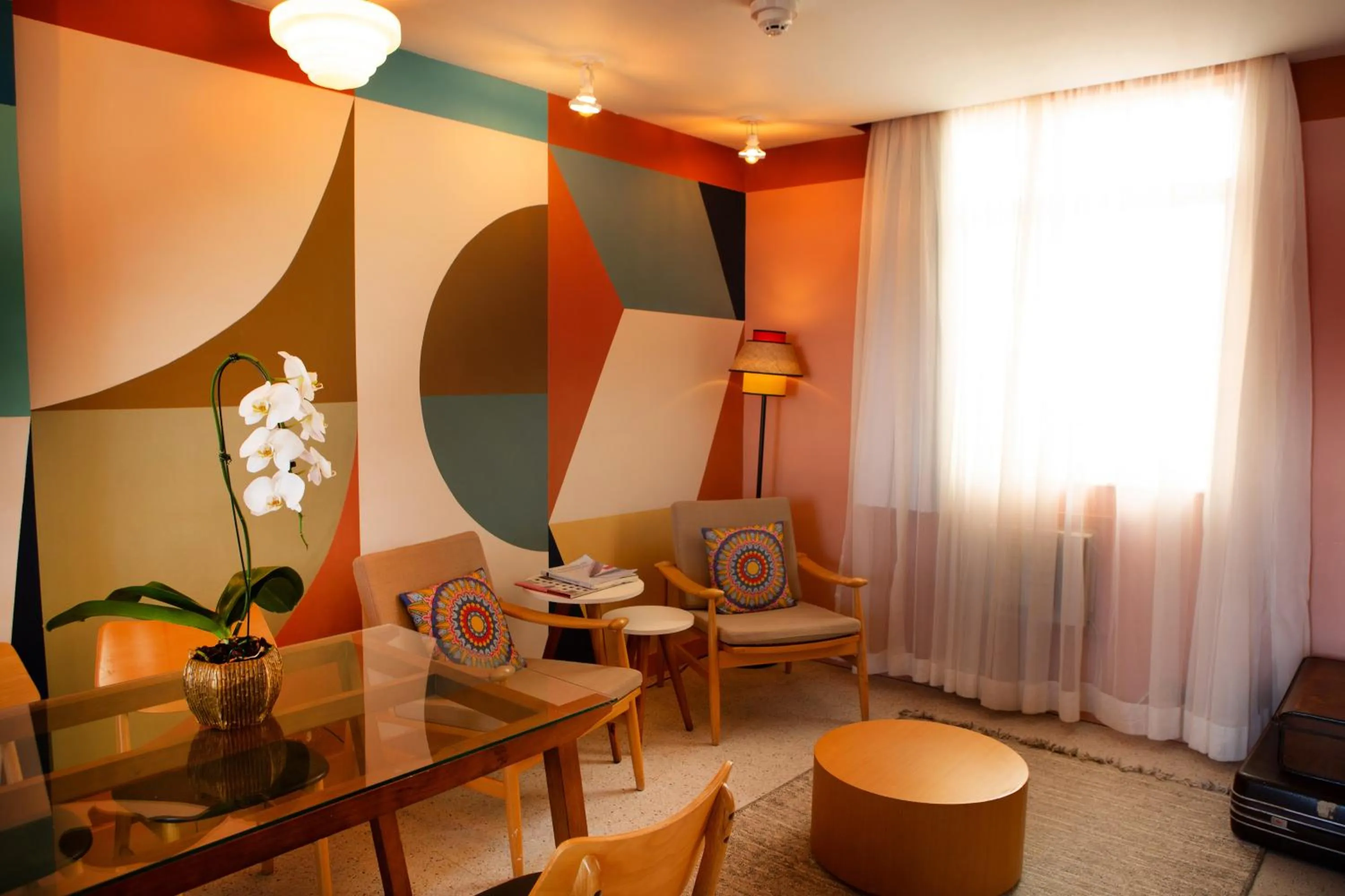 Living room in Socialtel Copacabana