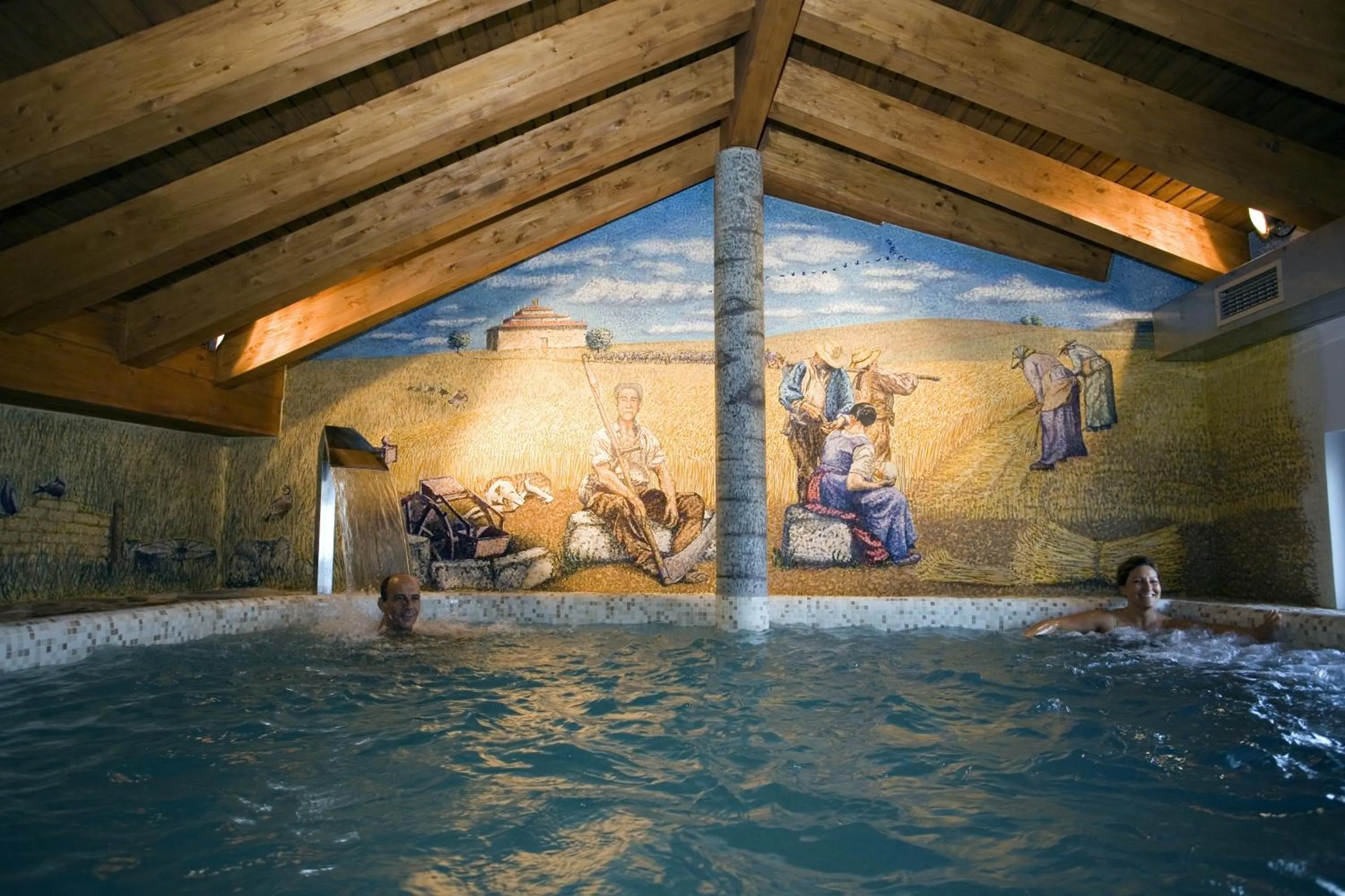 Hot Spring Bath in Posada Los Condestables Hotel & Spa