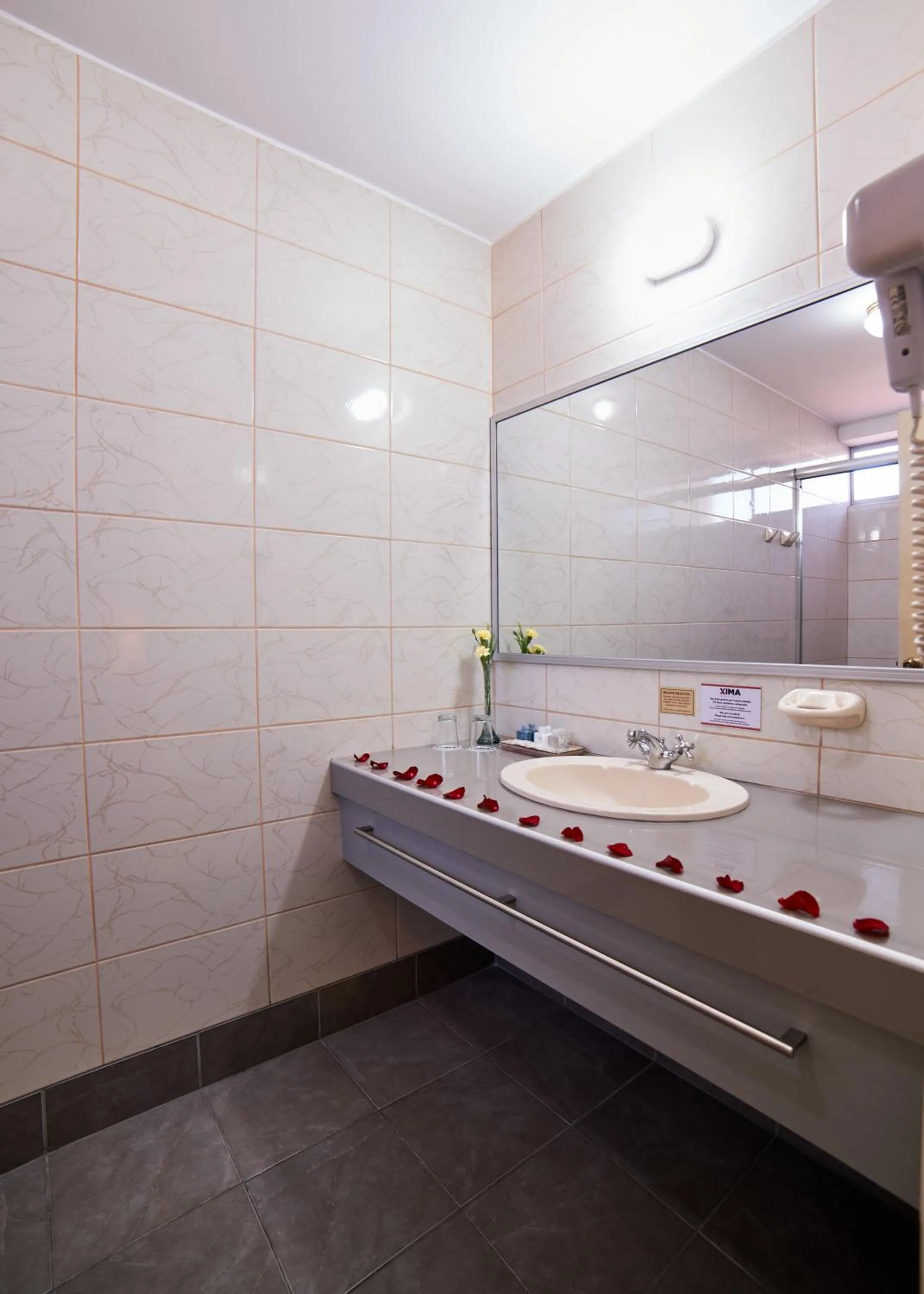 Shower in Xima Central Tacna