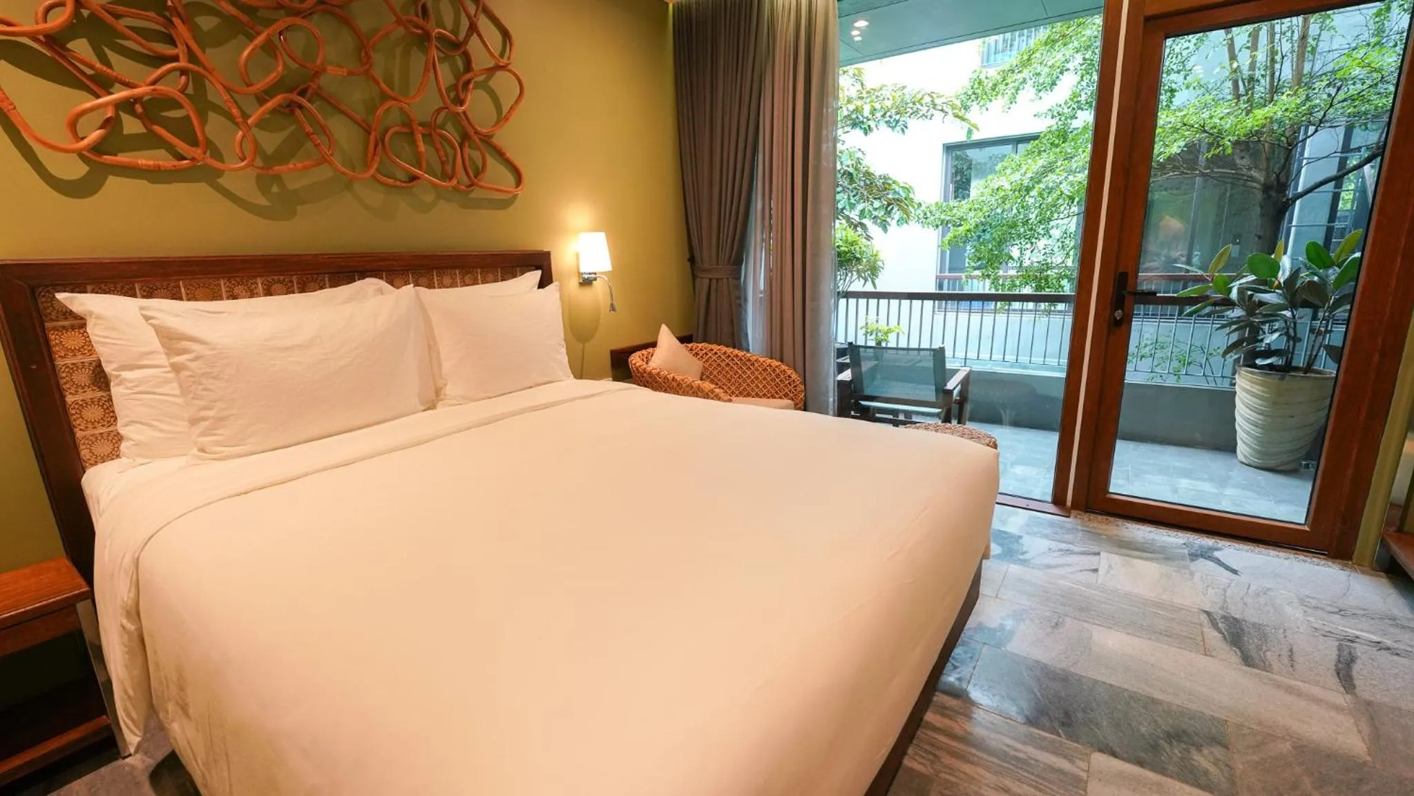 Bed in CHiEM HoiAn - The Beachside Boutique Hotel & Villa
