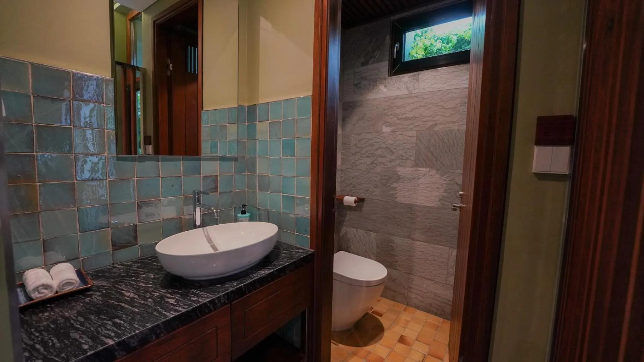 Bathroom in CHiEM HoiAn - The Beachside Boutique Hotel & Villa