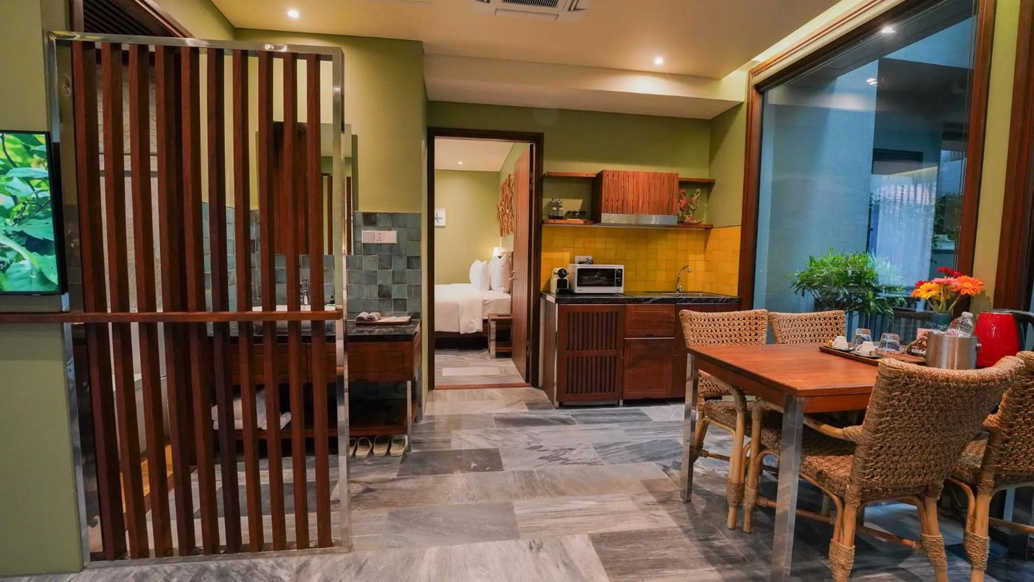 Kitchen or kitchenette in CHiEM HoiAn - The Beachside Boutique Hotel & Villa