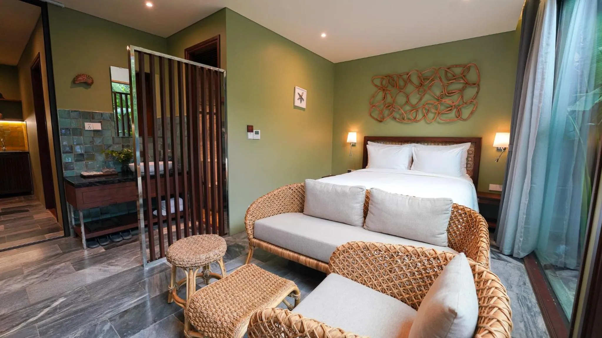 Photo of the whole room, Bed in CHiEM HoiAn - The Beachside Boutique Hotel & Villa