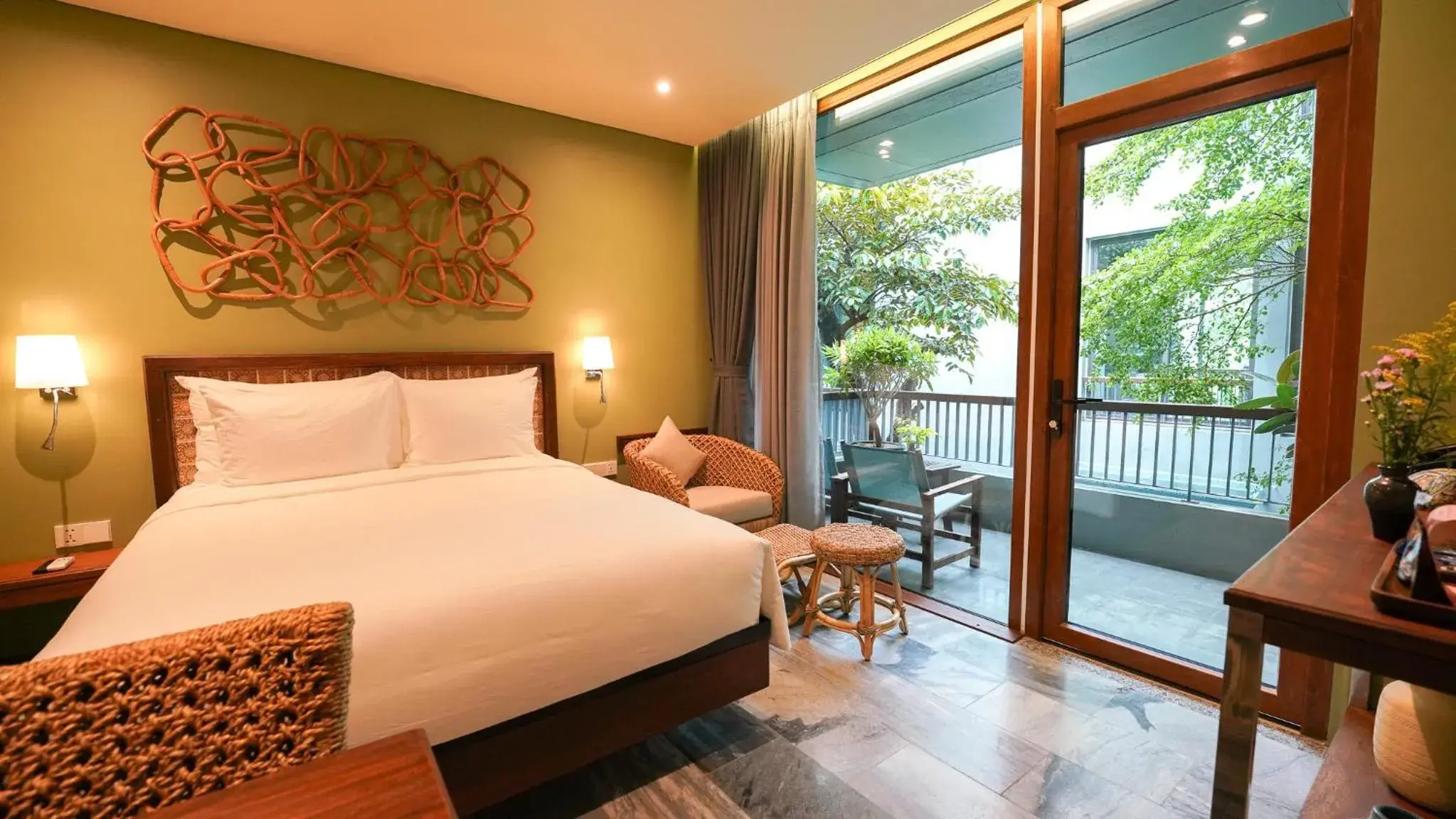 Double Room with Garden View in CHiEM HoiAn - The Beachside Boutique Hotel & Villa Double Room with Garden View in CHiEM HoiAn - The Beachside Boutique Hotel & Villa
