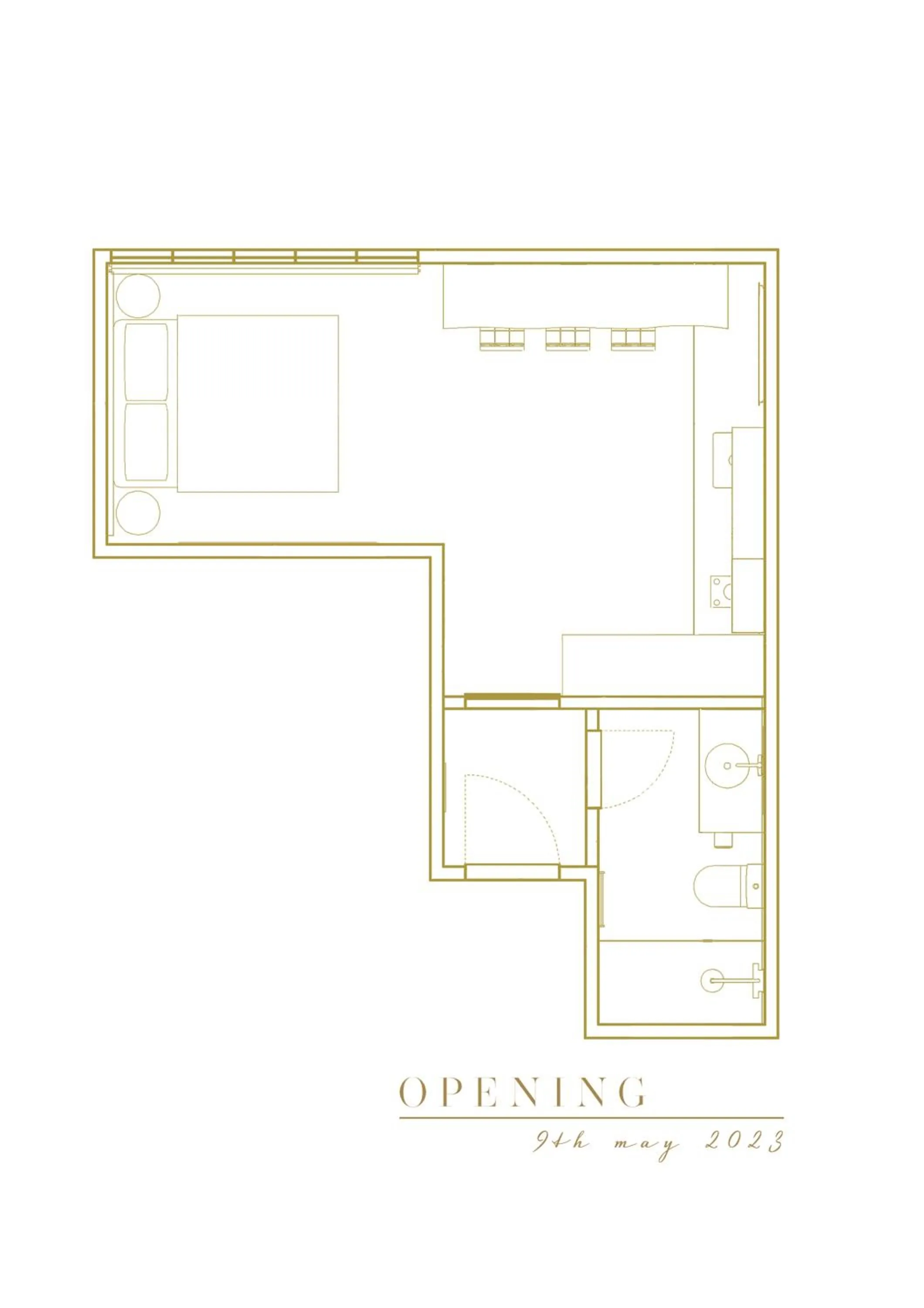 Floor plan in The Cobbler Hotel
