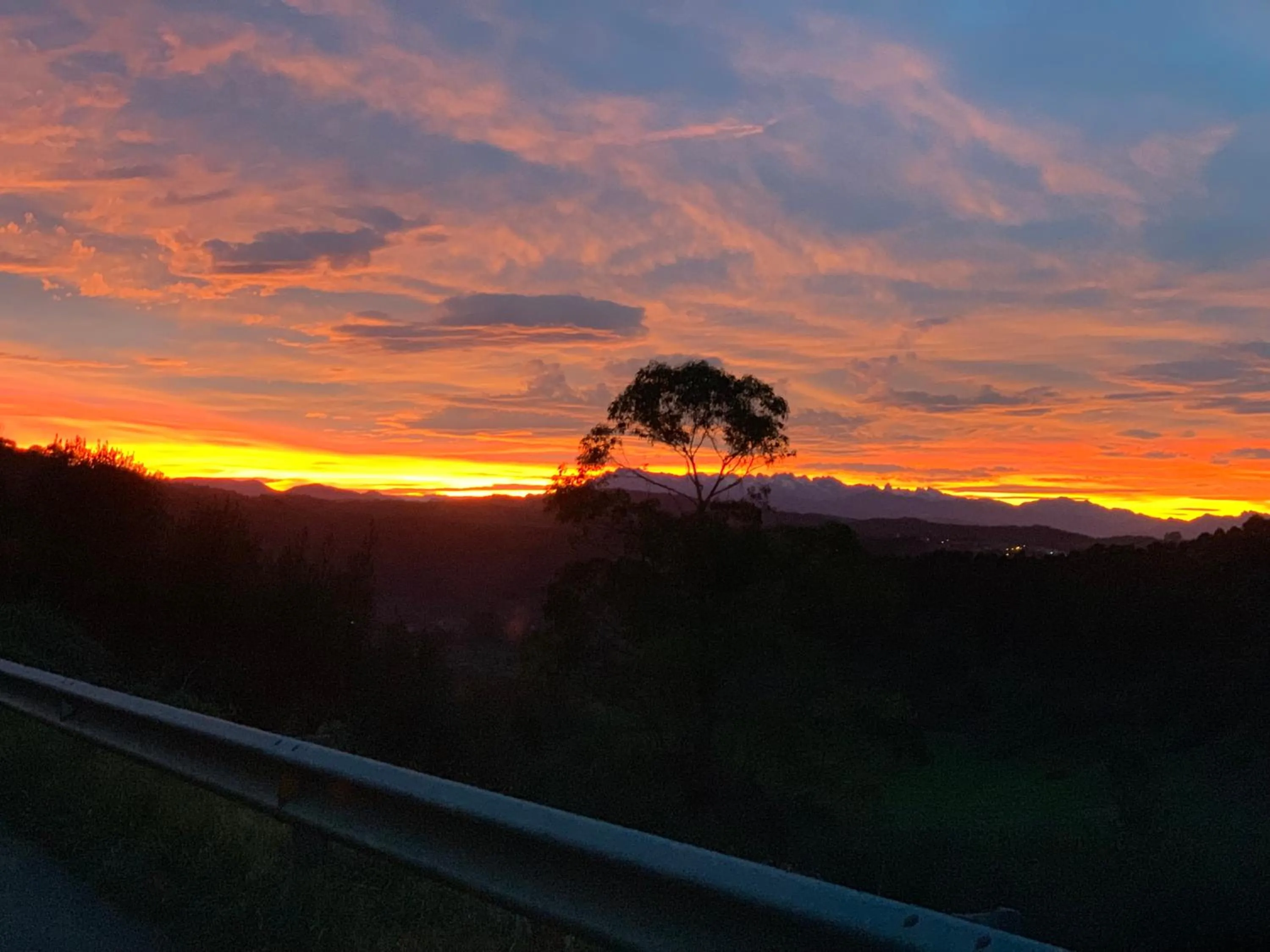 Sunset in Hotel Santillana