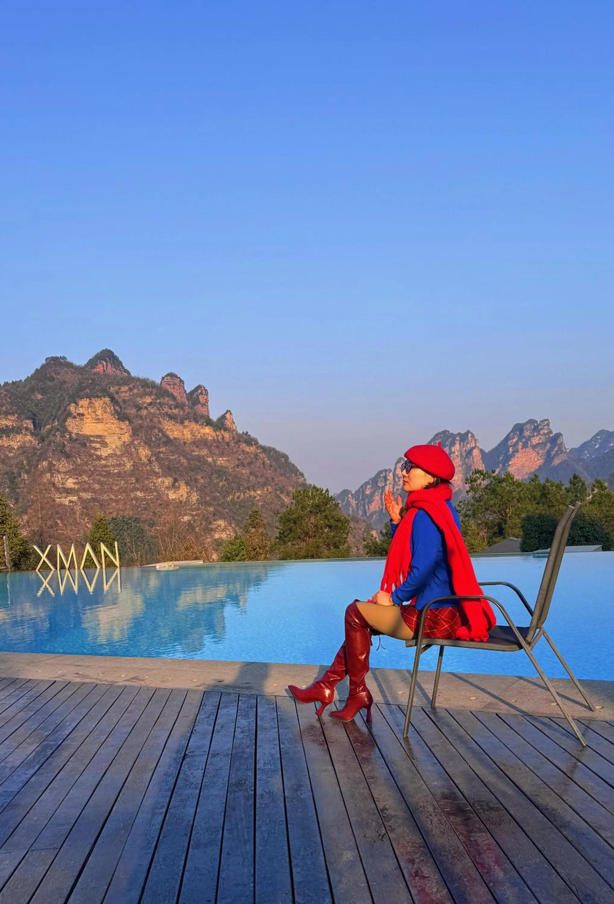 Swimming pool in XMAN Sunrise Peaks Resort