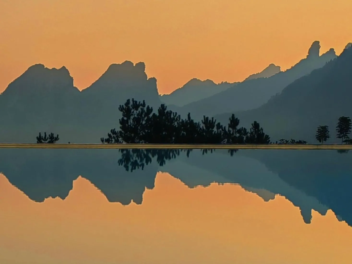 Mountain view in XMAN Sunrise Peaks Resort