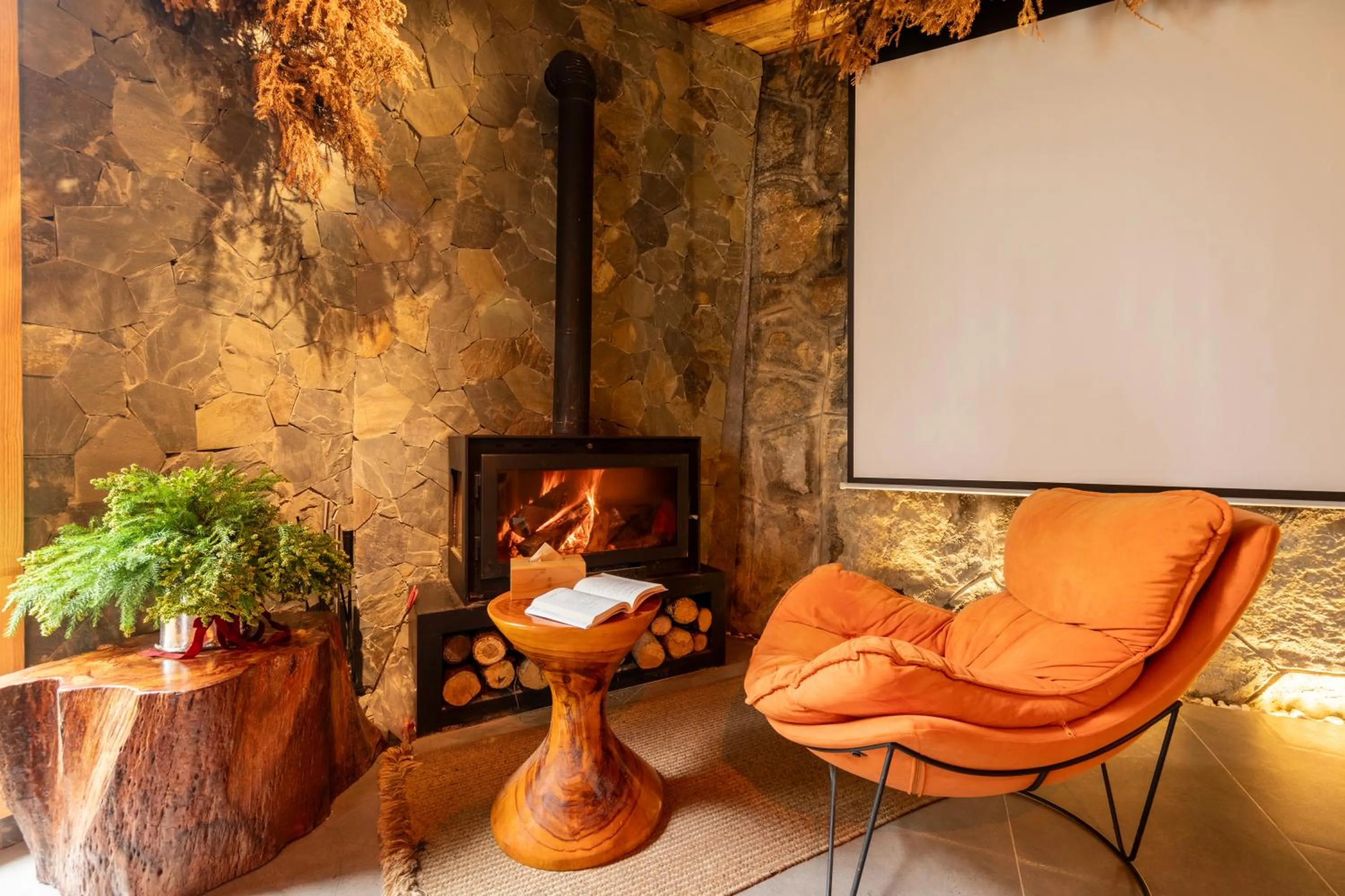 fireplace in XMAN Sunrise Peaks Resort