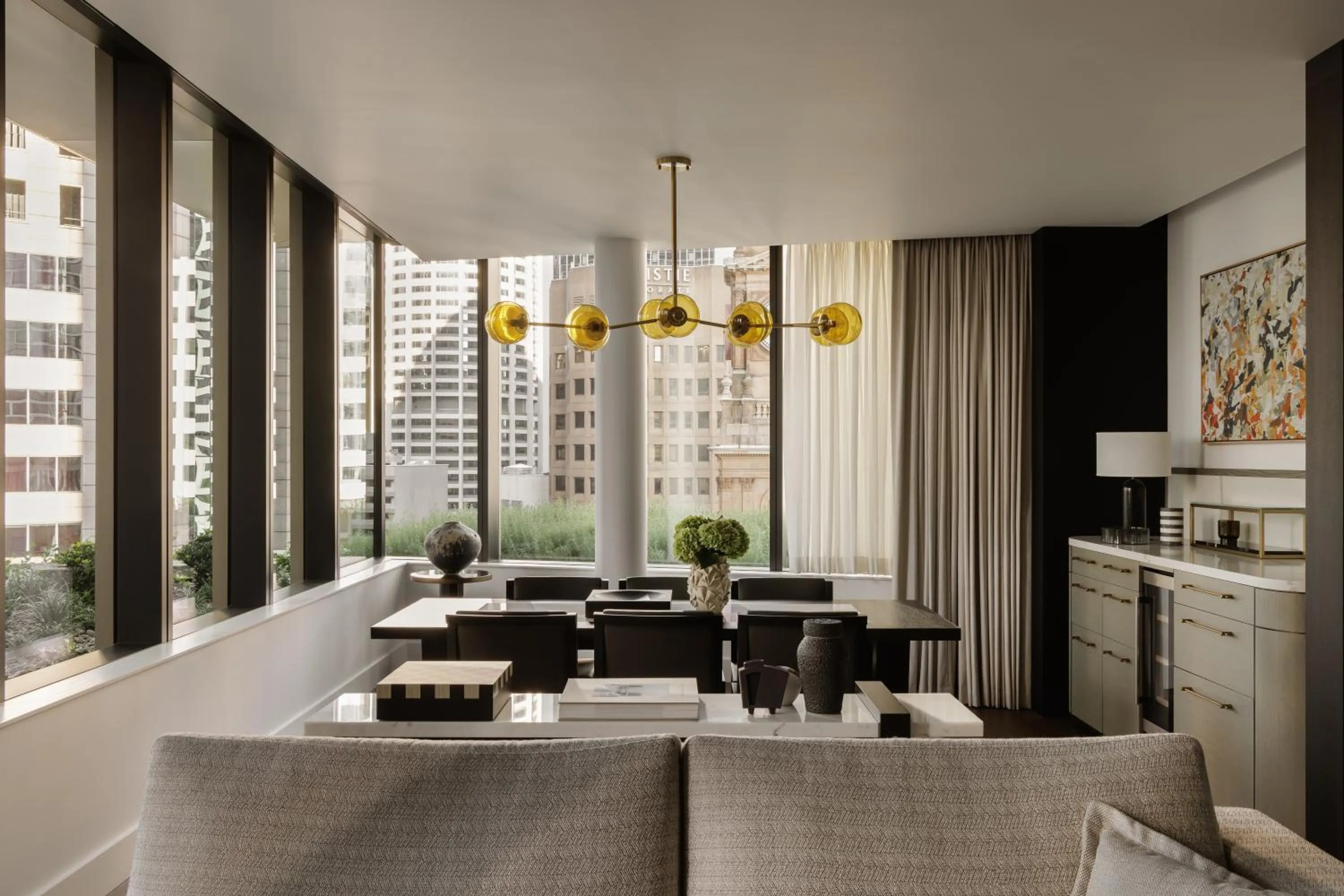 Living room in Capella Sydney