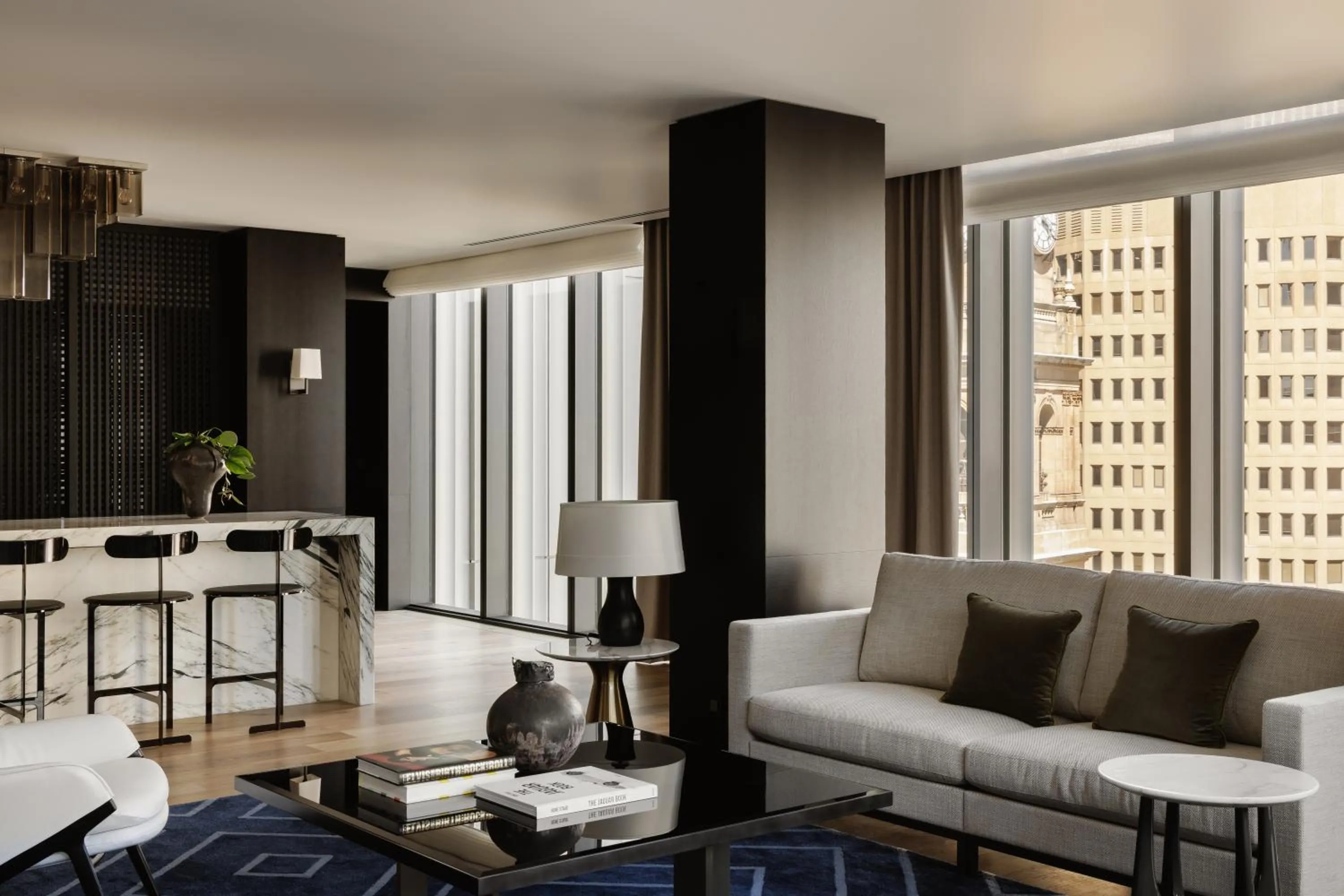 Living room in Capella Sydney