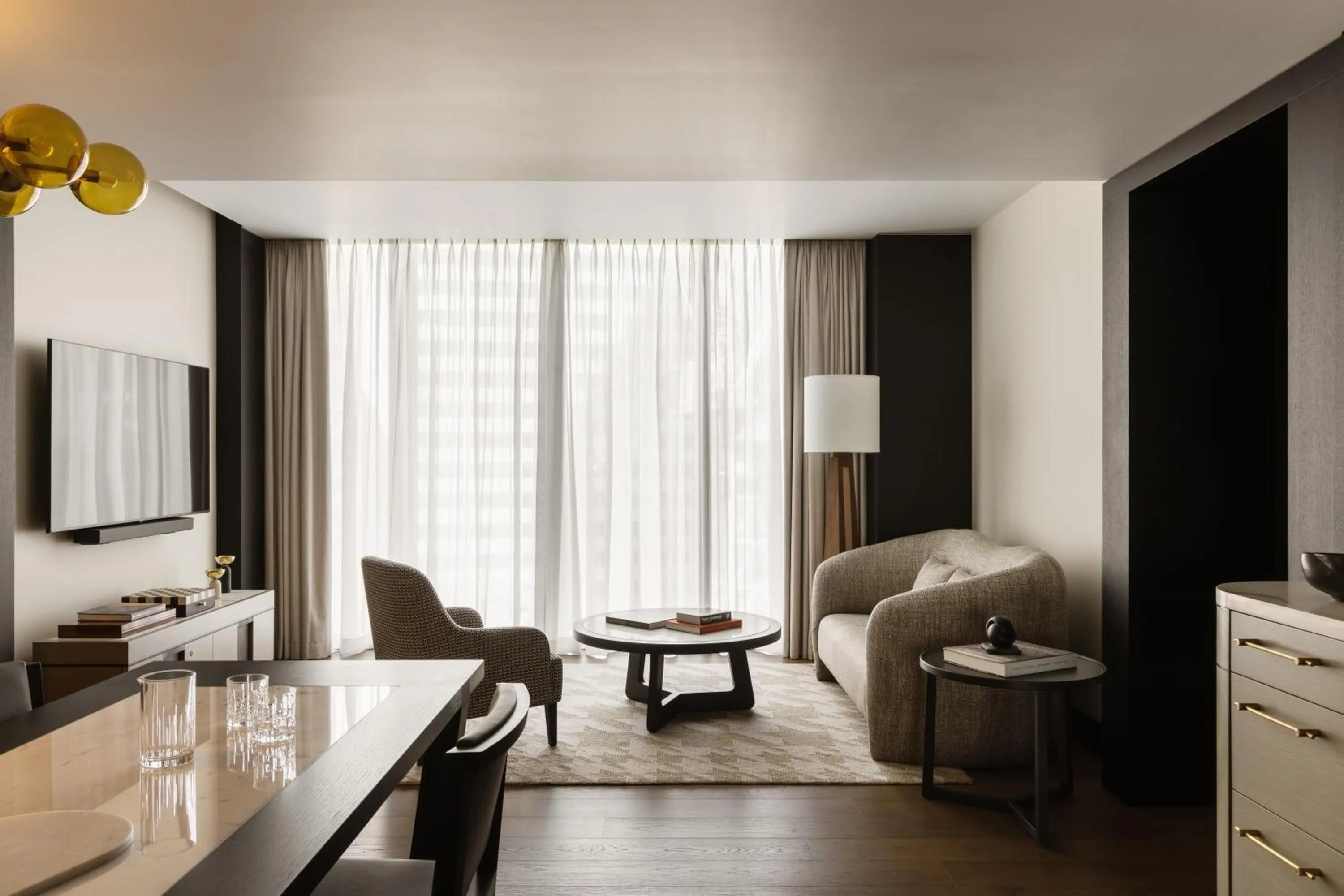 Living room in Capella Sydney