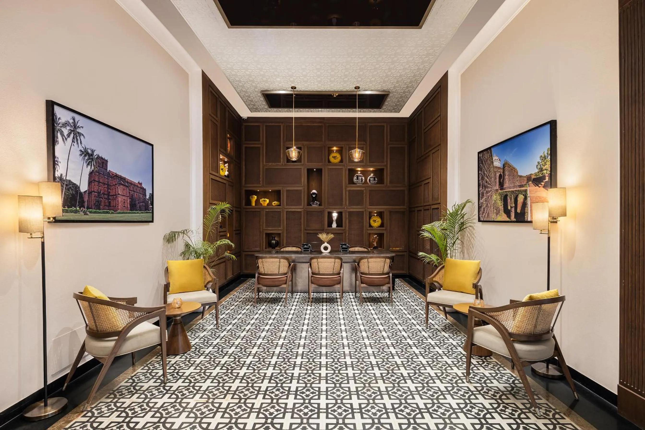 Lobby or reception in The Yellow House, Goa - IHCL SeleQtions
