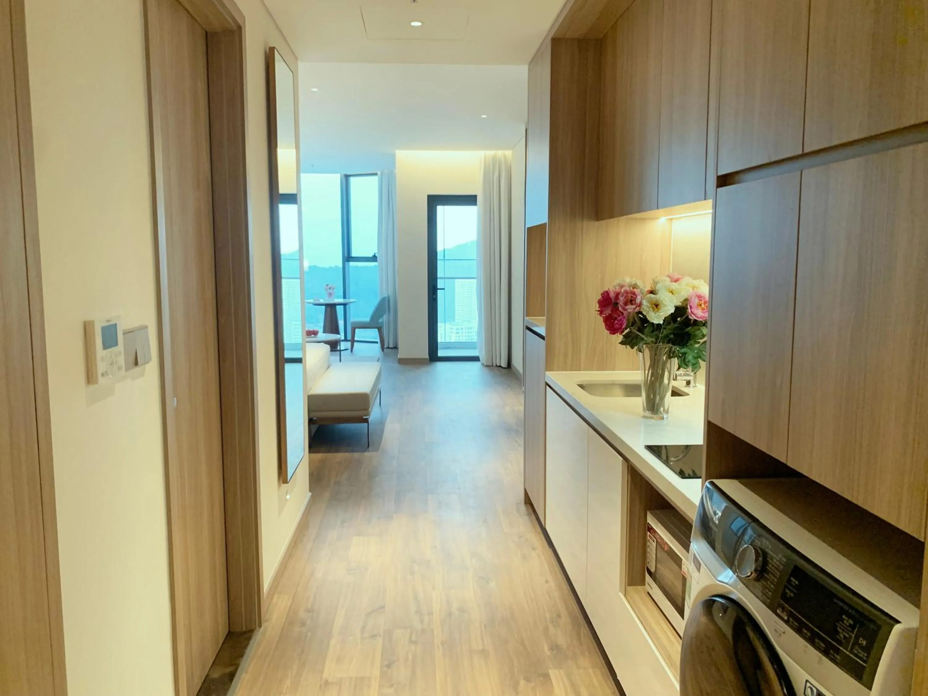 kitchen in HB Serviced Apartment - Alacarte Hạ Long